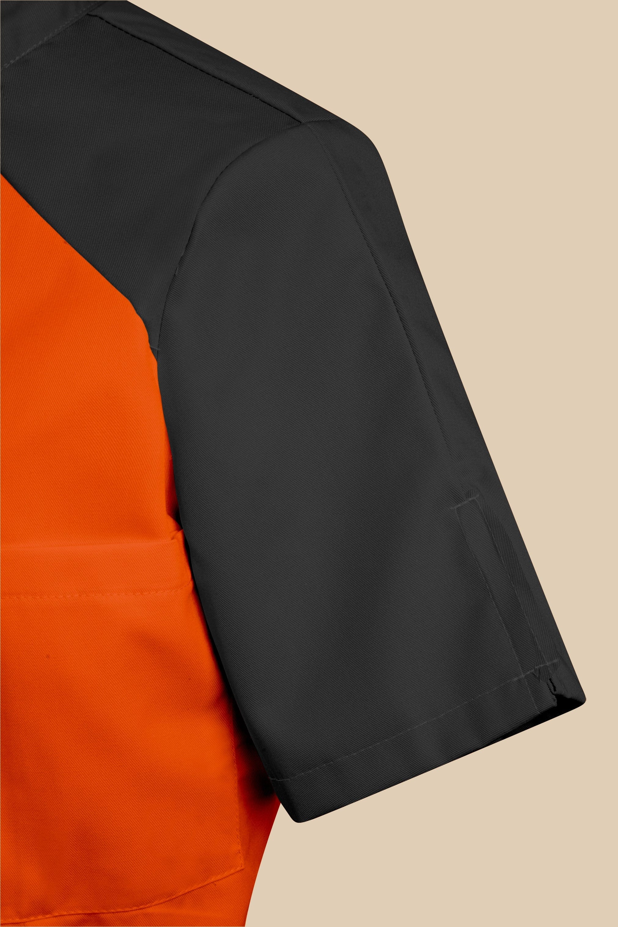 SRC Création Blouse Médicale Blouse médicale femme originale orange et noir - ALMA