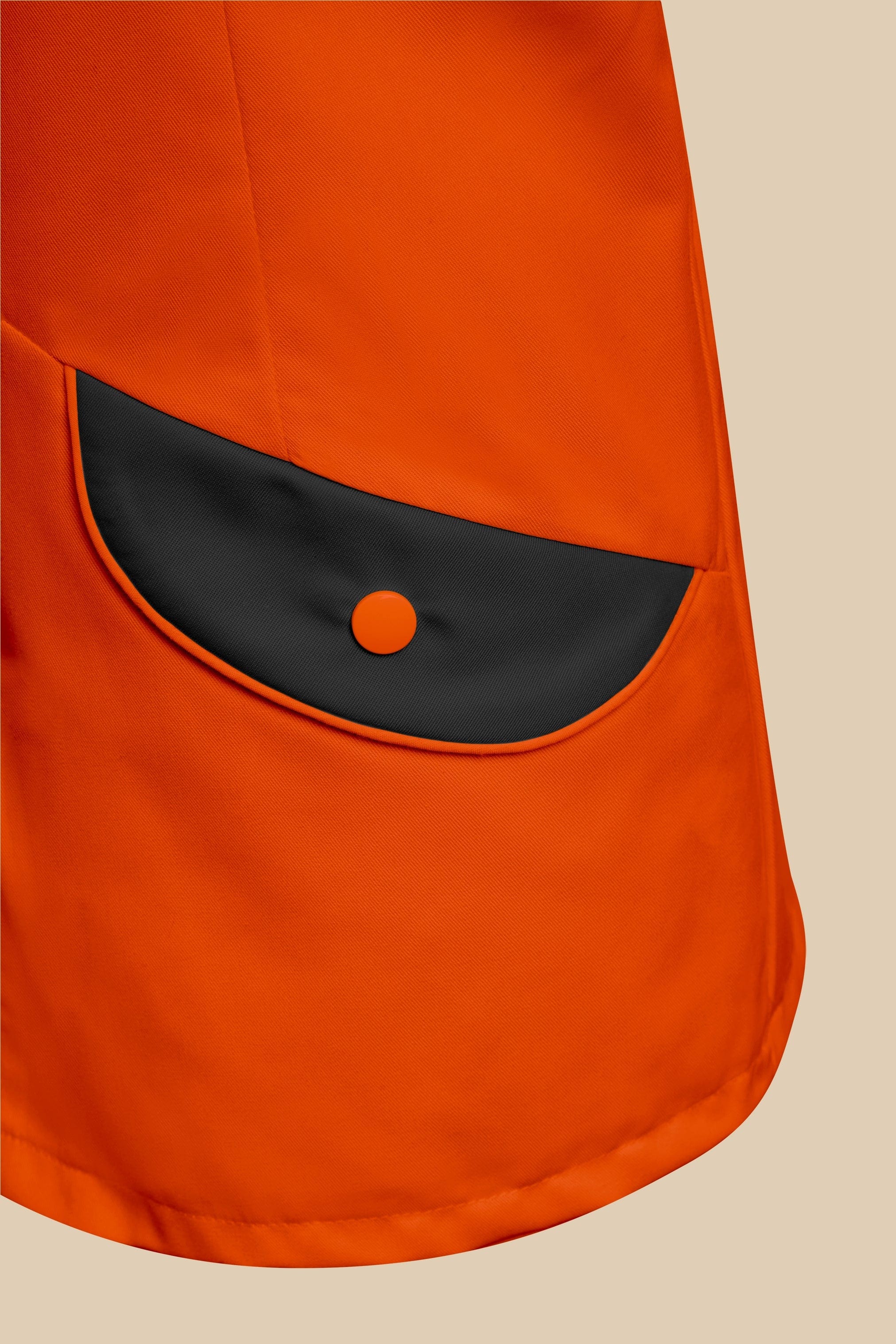 SRC Création Blouse Médicale Blouse médicale femme originale orange et noir - ALMA
