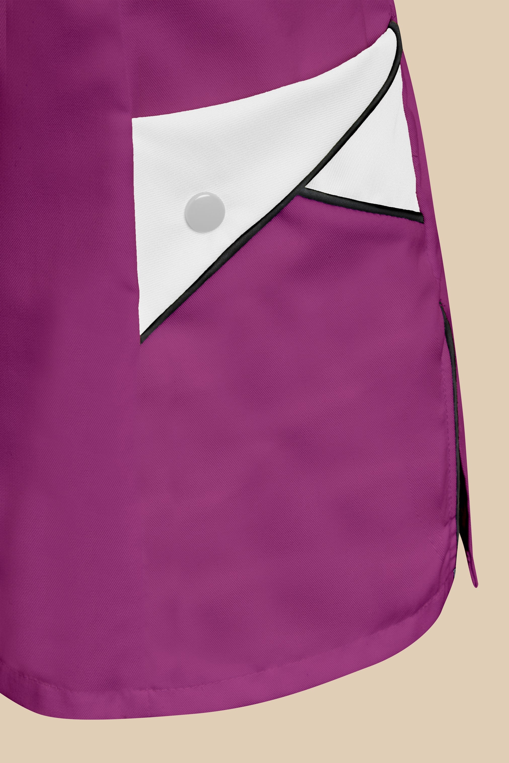 SRC Création Blouse Médicale Blouse médicale femme prune et blanc - NOLA
