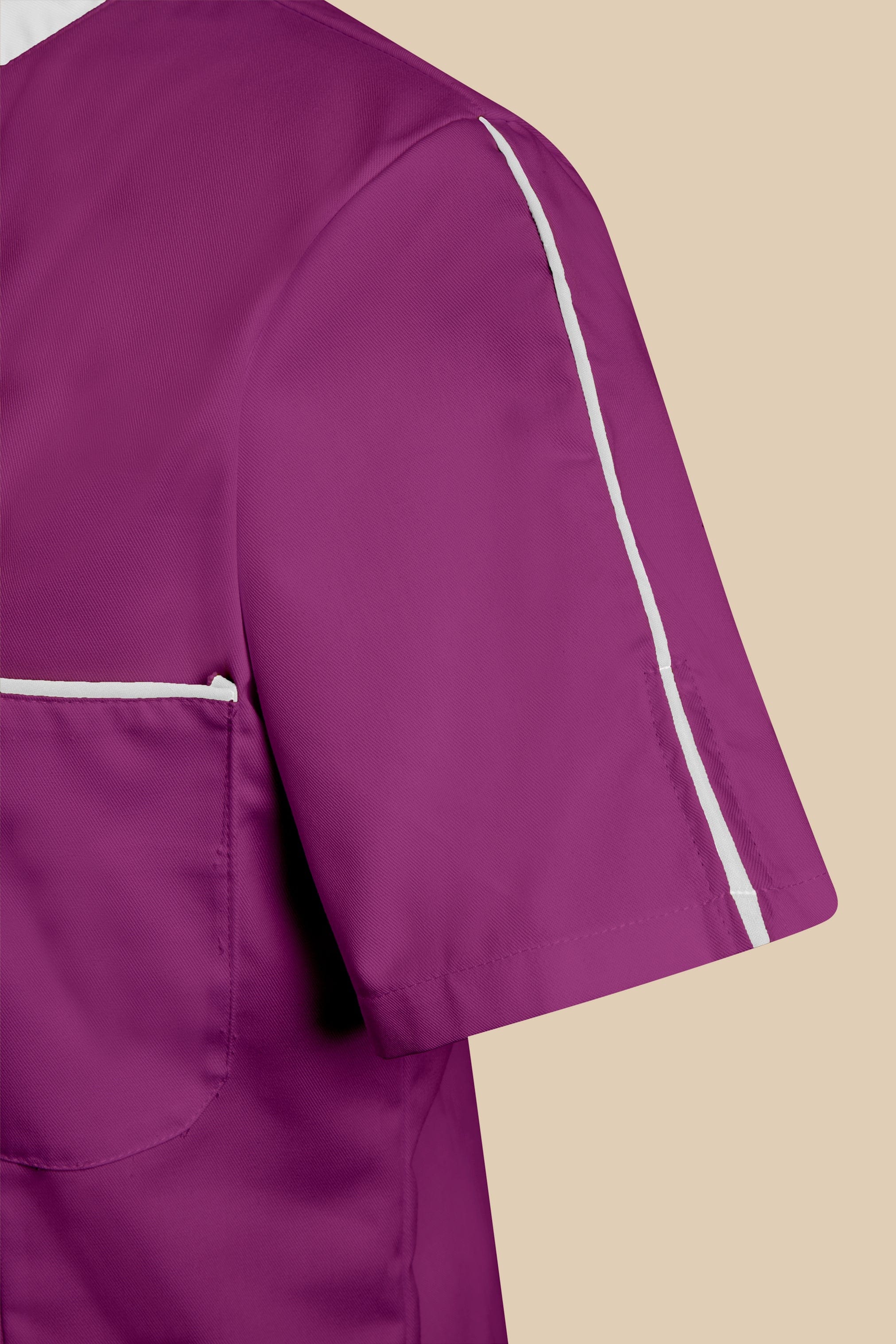 SRC Création Blouse Médicale Blouse médicale femme prune et blanc - SAANA