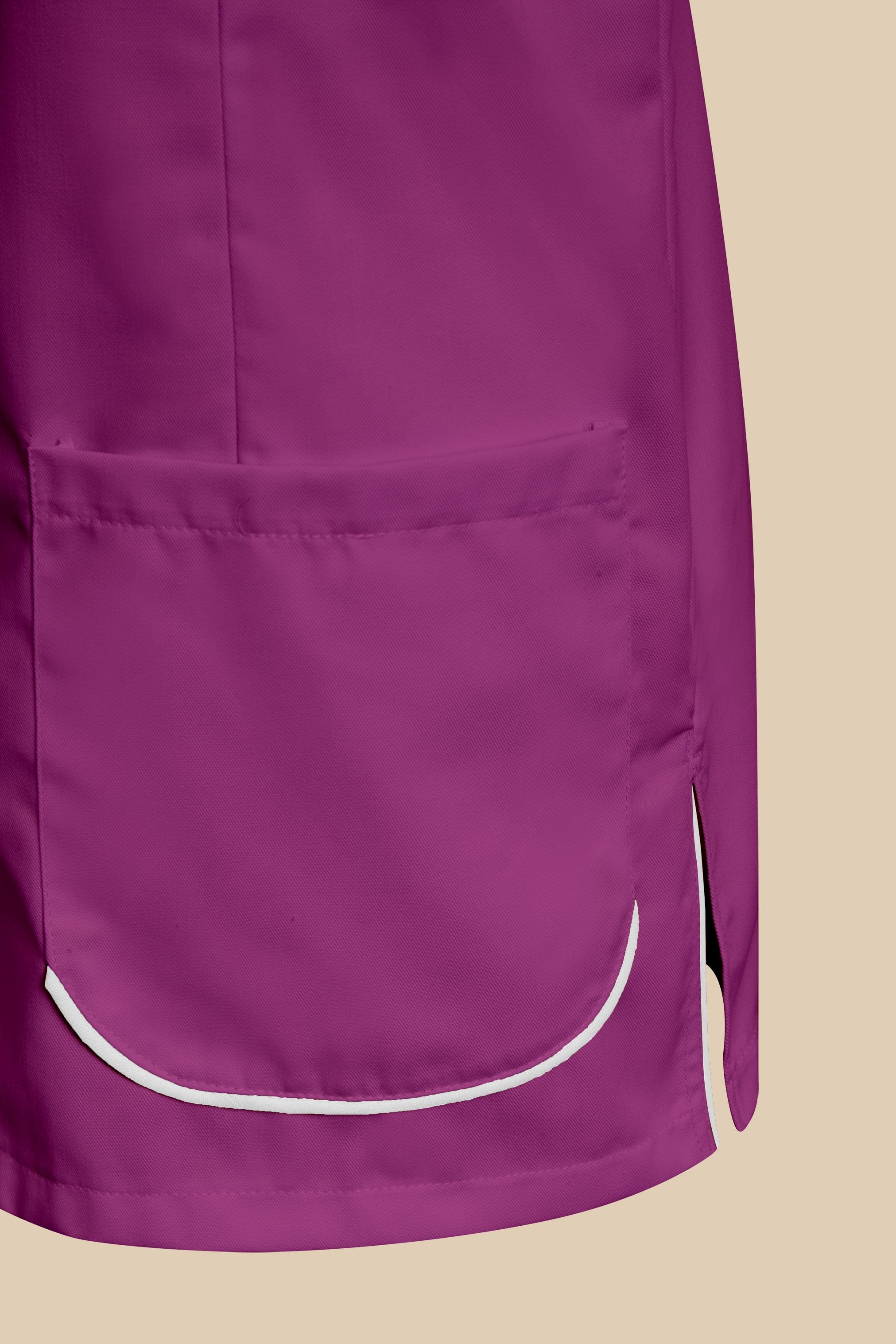 SRC Création Blouse Médicale Blouse médicale femme prune et blanc - SAANA