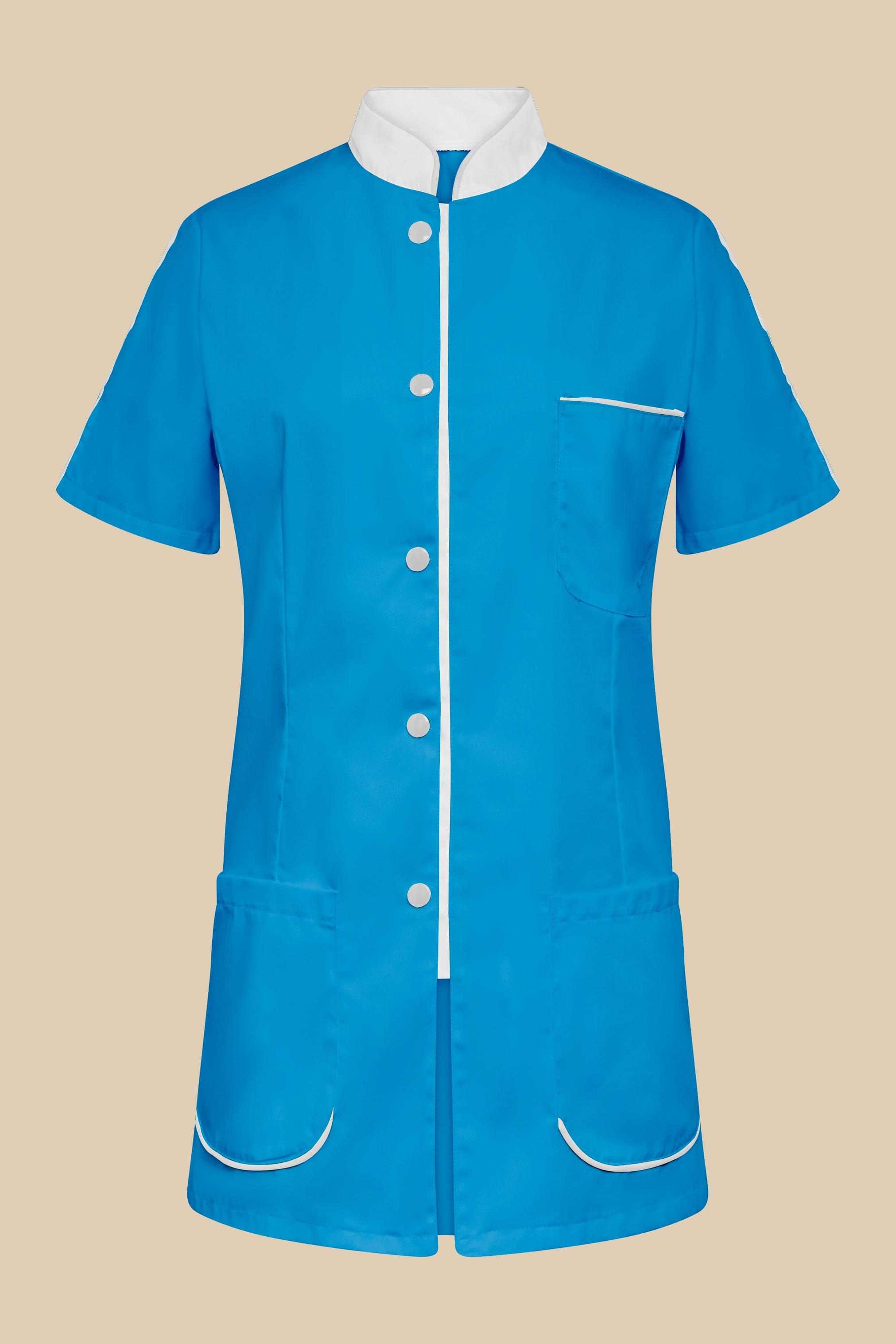 SRC Création Blouse Médicale Blouse médicale femme turquoise et blanc - SAANA