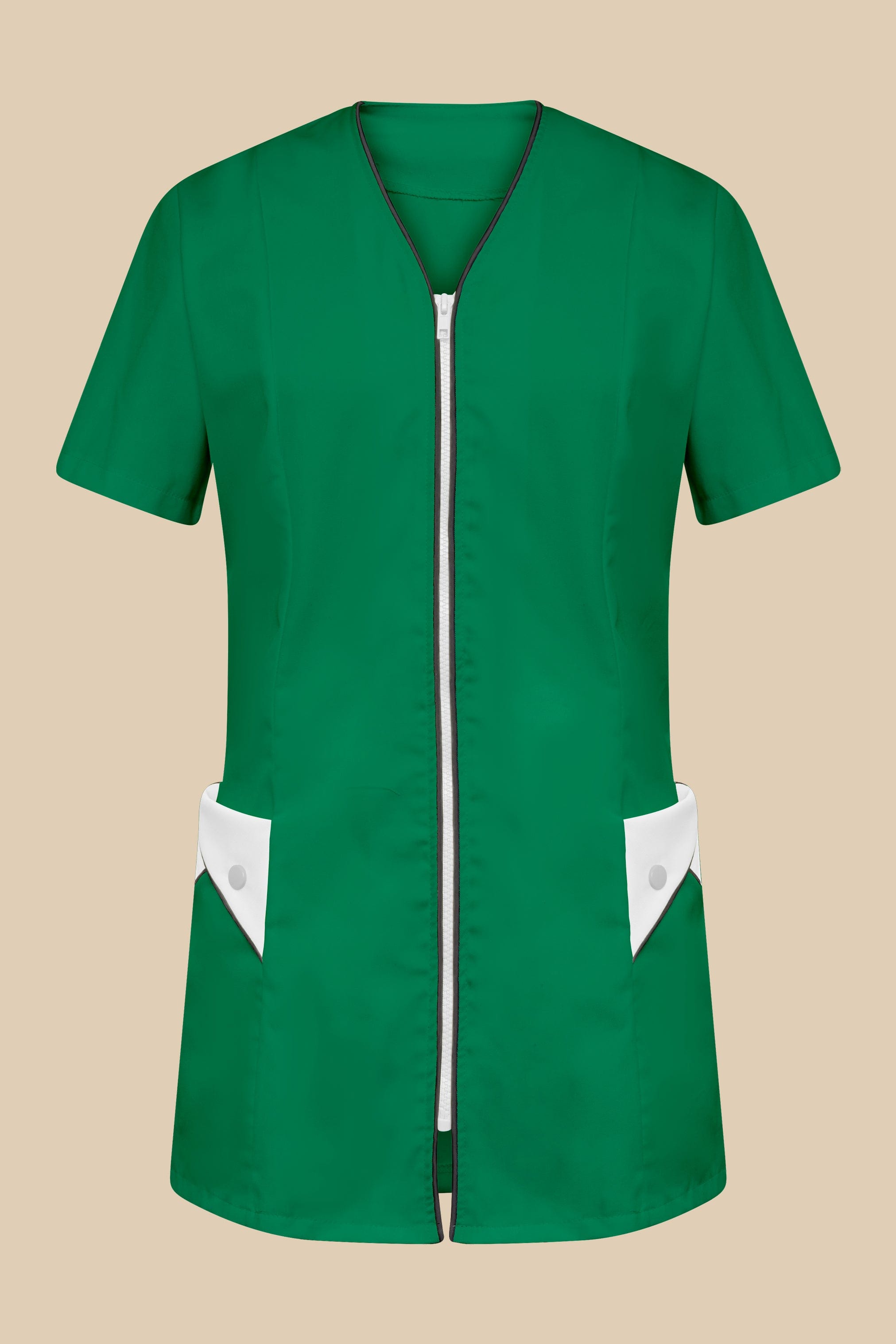 SRC Création Blouse Médicale Blouse médicale femme vert et blanc - NOLA