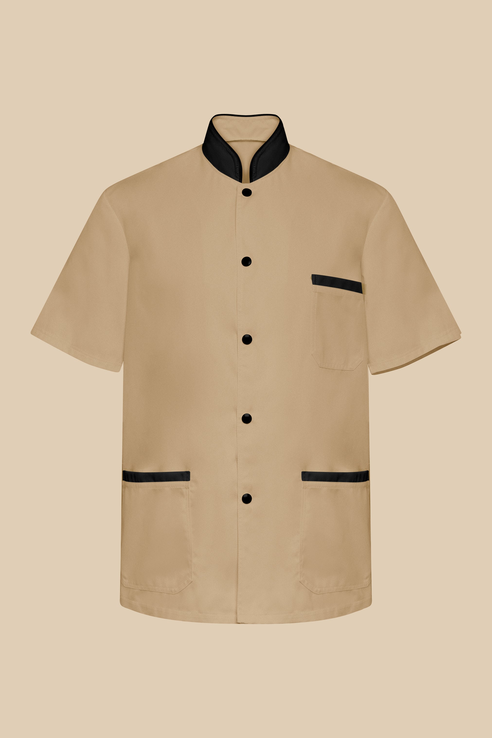 SRC Création Blouse Médicale Blouse médicale homme biscuit et noir - ONEGO