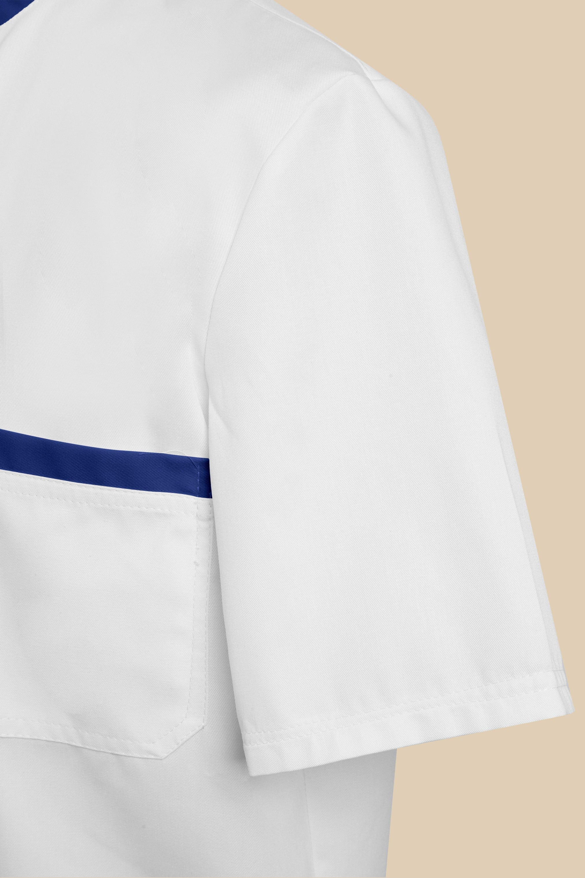 SRC Création Blouse Médicale Blouse médicale homme blanc et marine - ONEGO