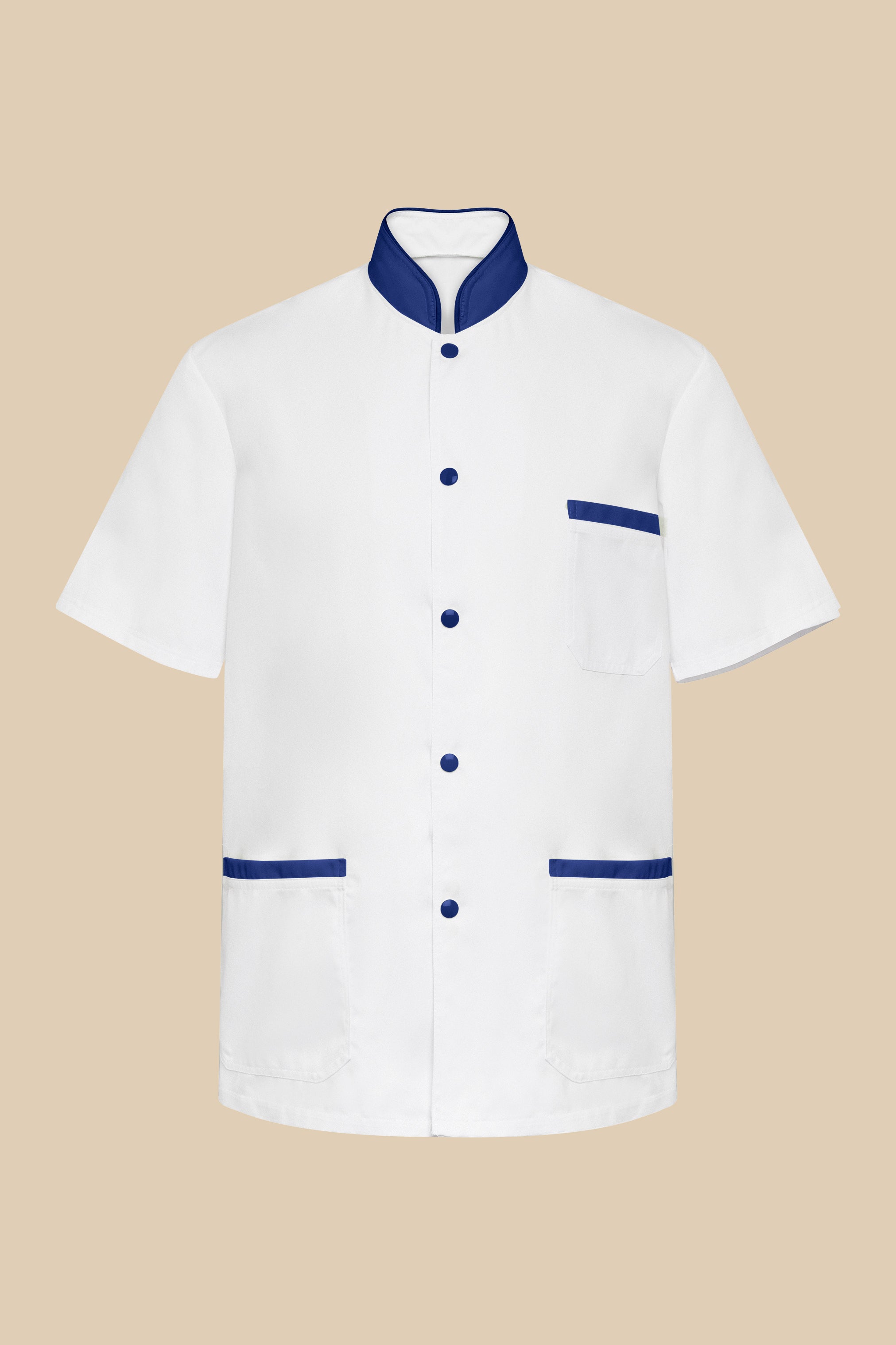 SRC Création Blouse Médicale Blouse médicale homme blanc et marine - ONEGO
