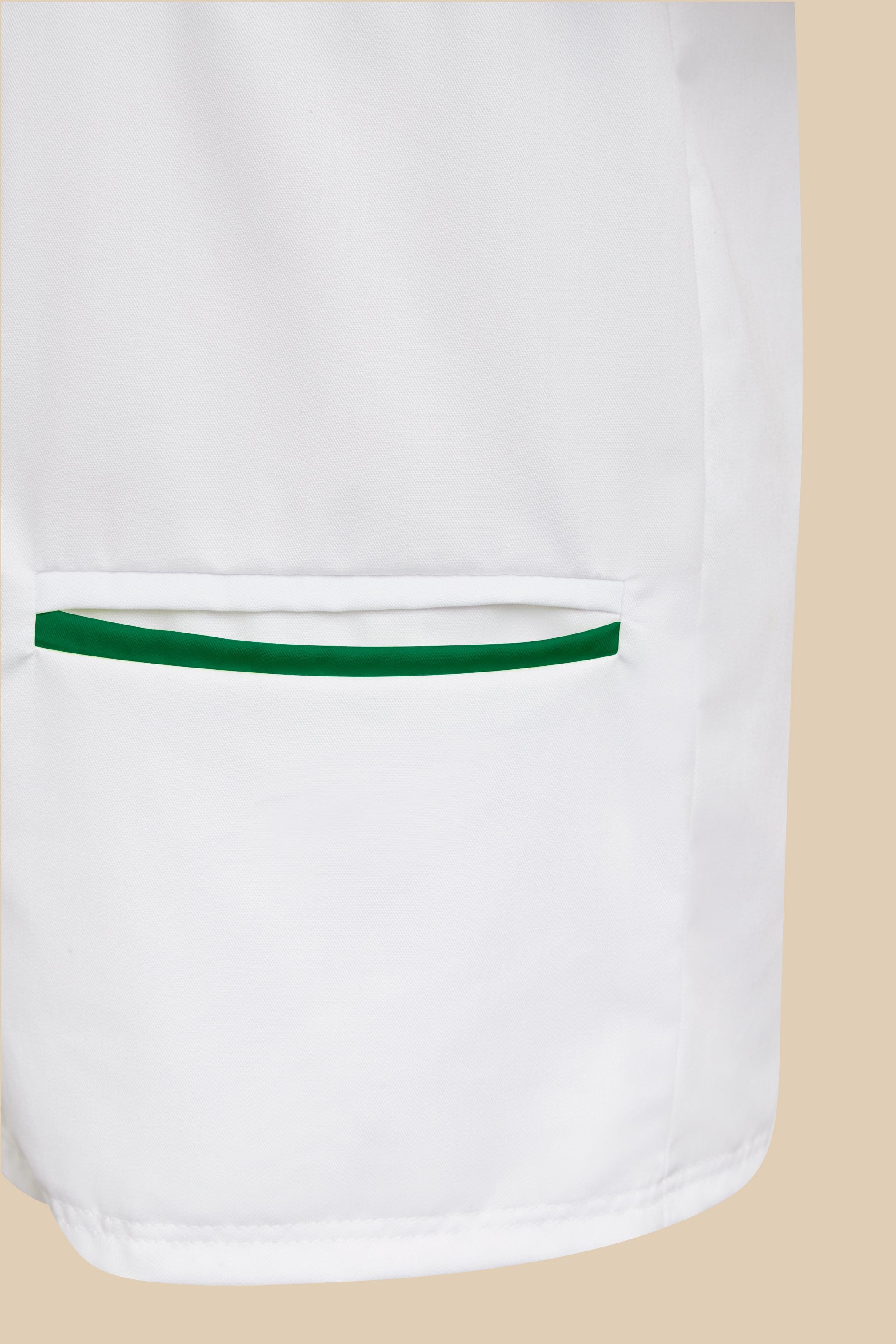 SRC Création Blouse Médicale Blouse médicale homme blanc et vert - ALMO