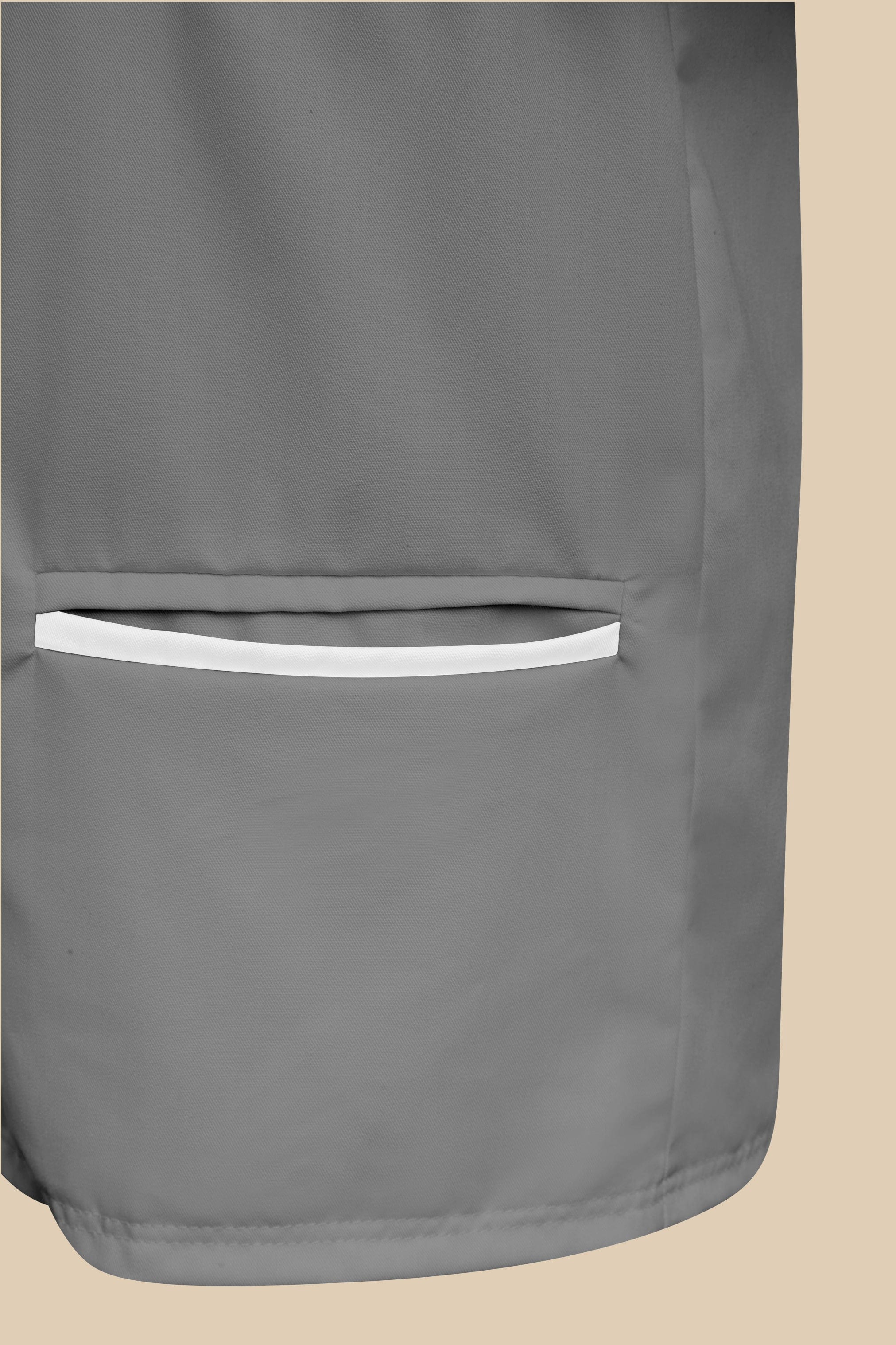 SRC Création Blouse Médicale Blouse médicale homme gris et blanc - ALMO
