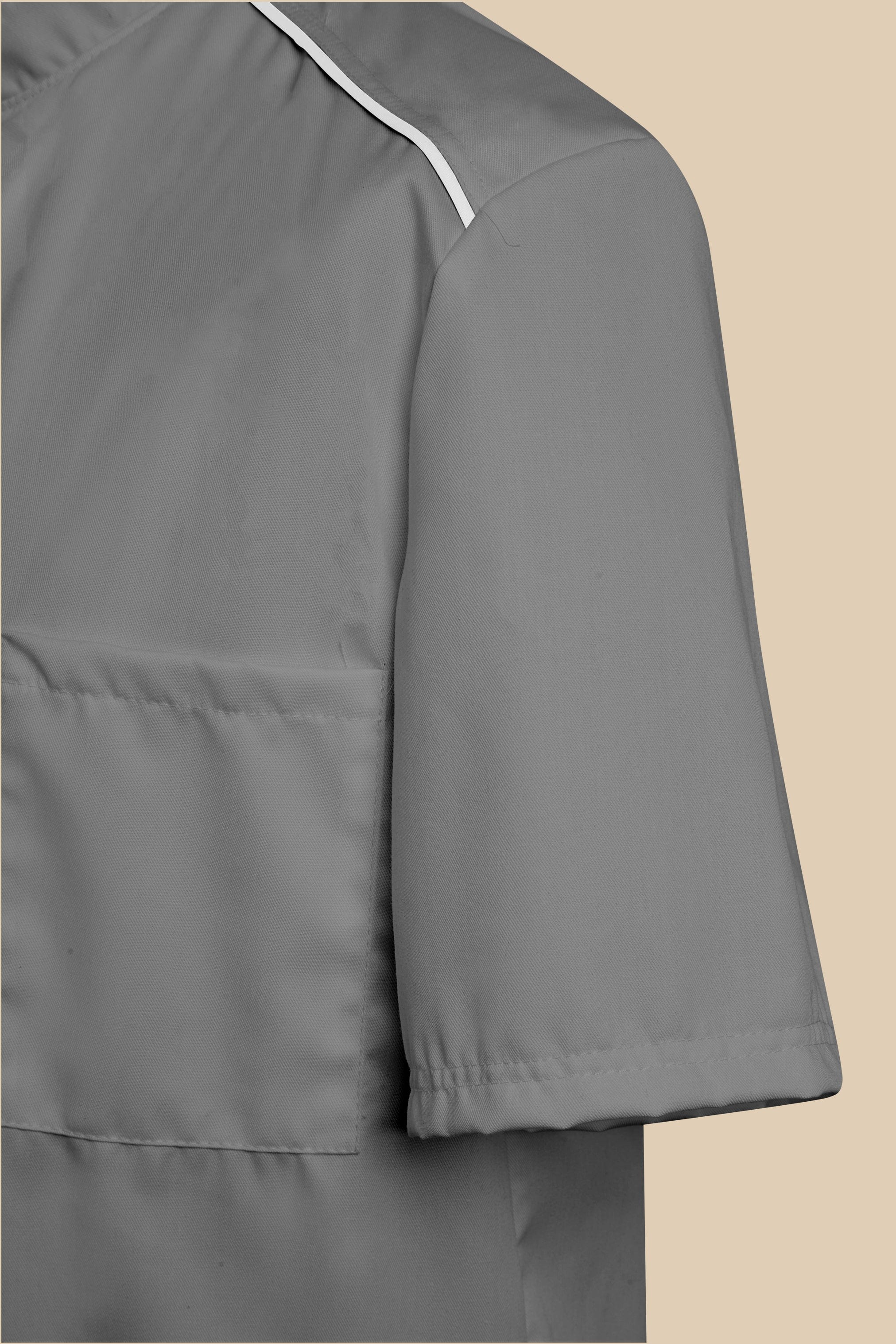 SRC Création Blouse Médicale Blouse médicale homme gris et blanc - ALMO