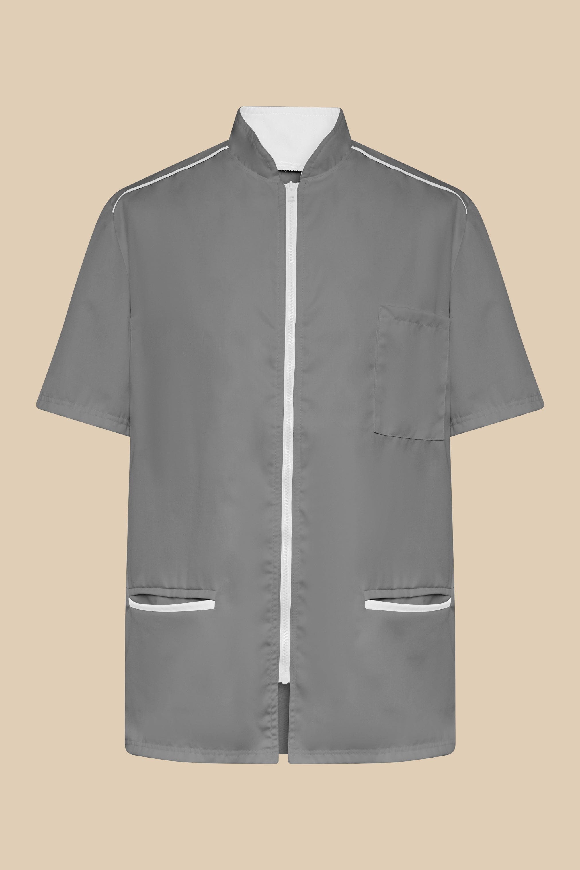 SRC Création Blouse Médicale Blouse médicale homme gris et blanc - ALMO