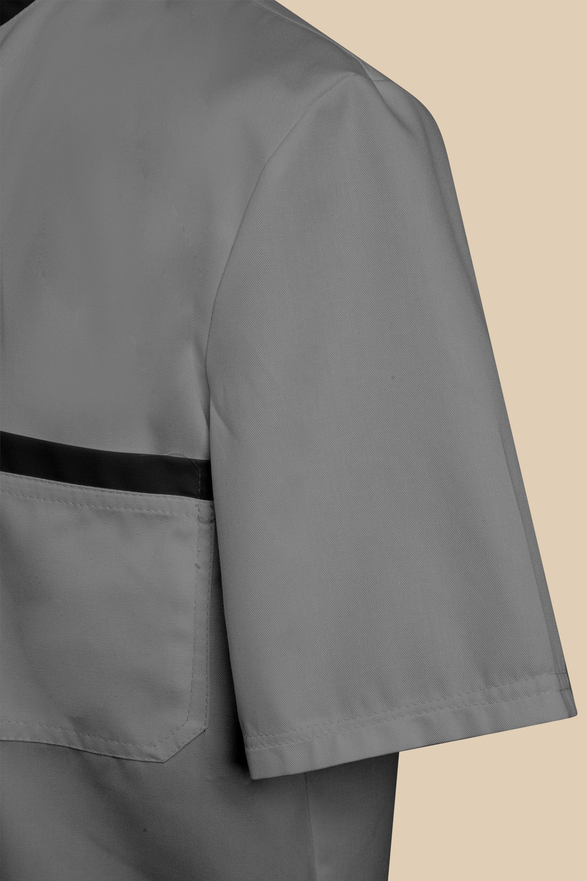 SRC Création Blouse Médicale Blouse médicale homme gris et noir - ONEGO