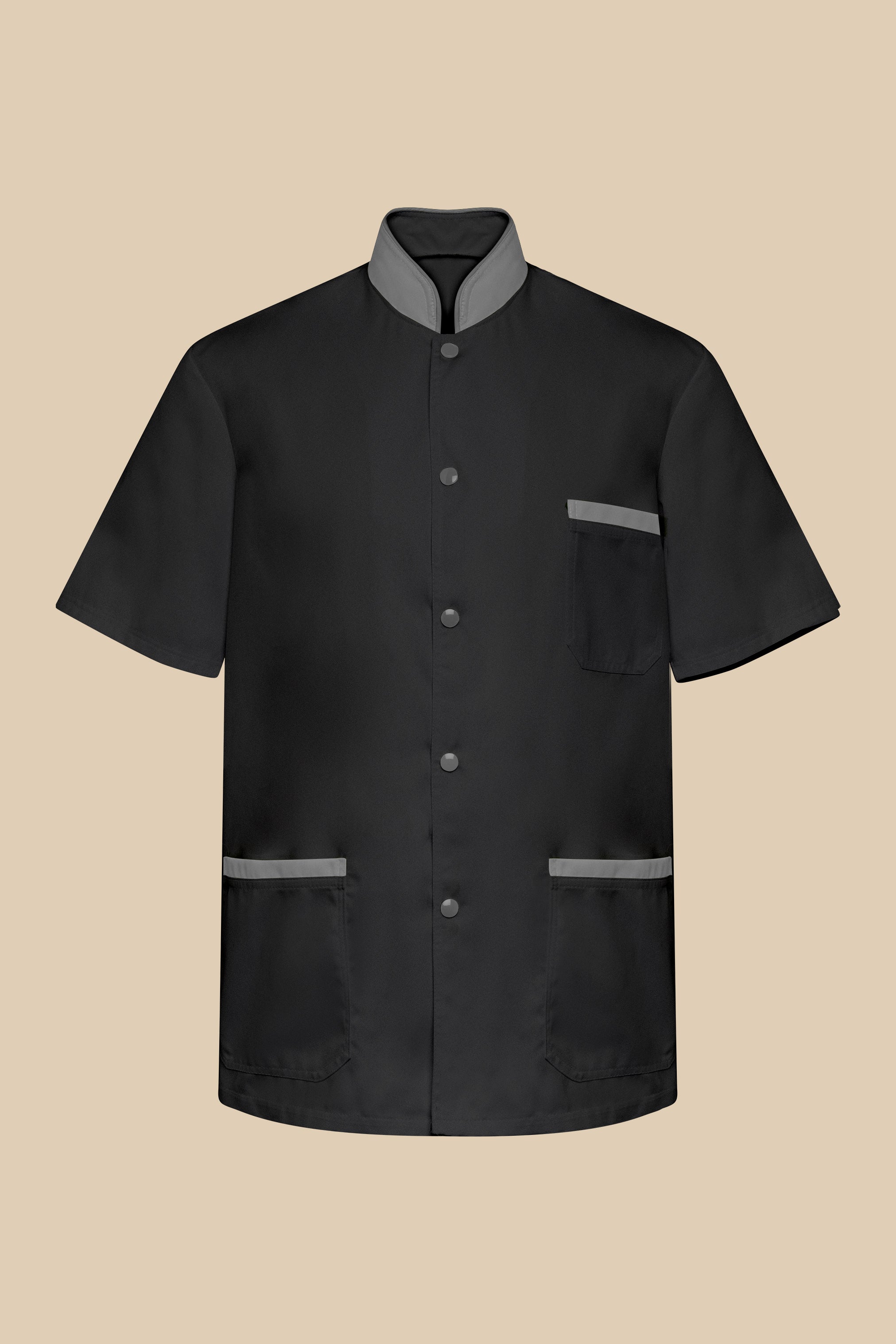 SRC Création Blouse Médicale Blouse médicale homme noir et gris - ONEGO