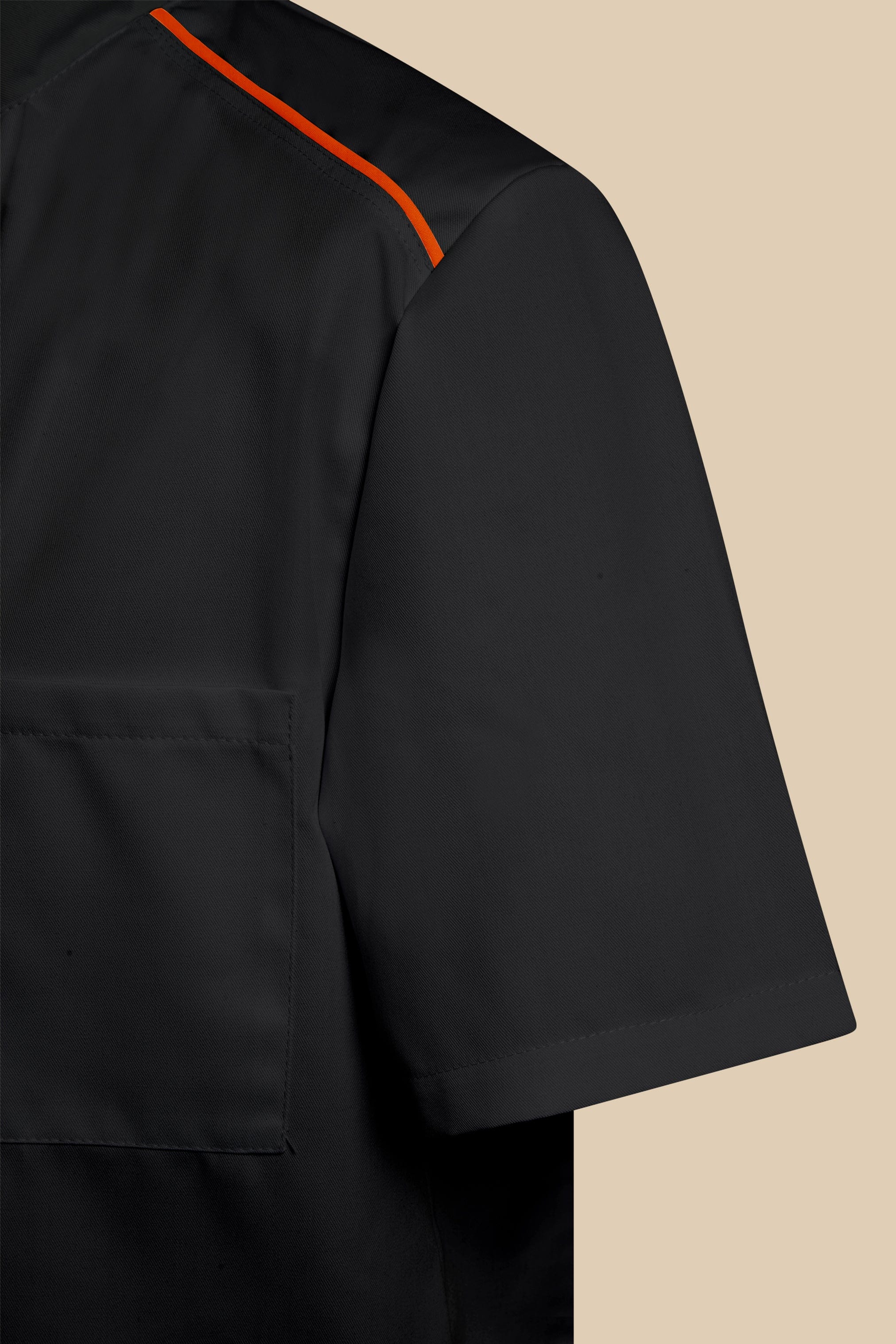 SRC Création Blouse Médicale Blouse médicale homme noir orange originale - SANO