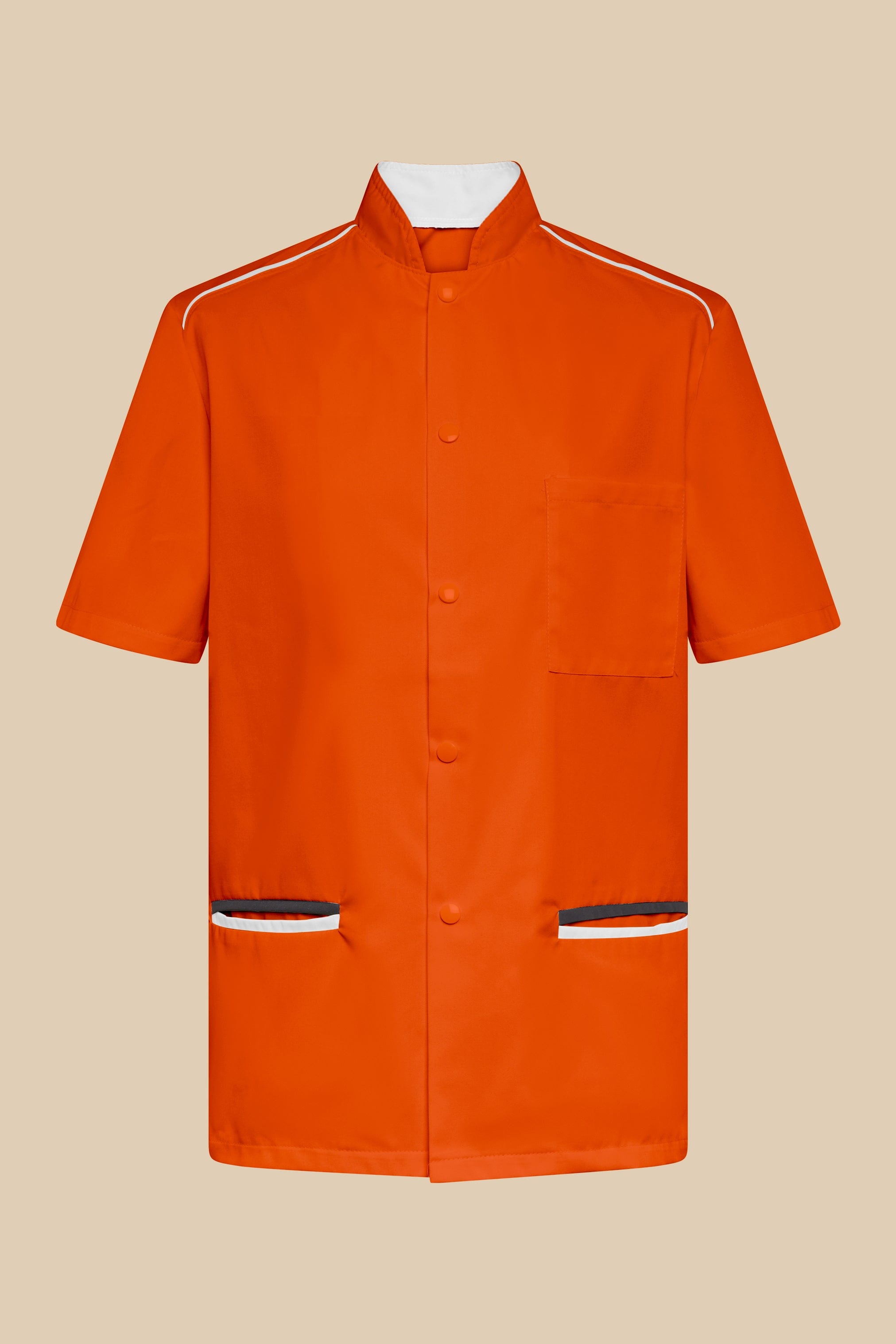 SRC Création Blouse Médicale Blouse médicale homme orange blanc originale - SANO