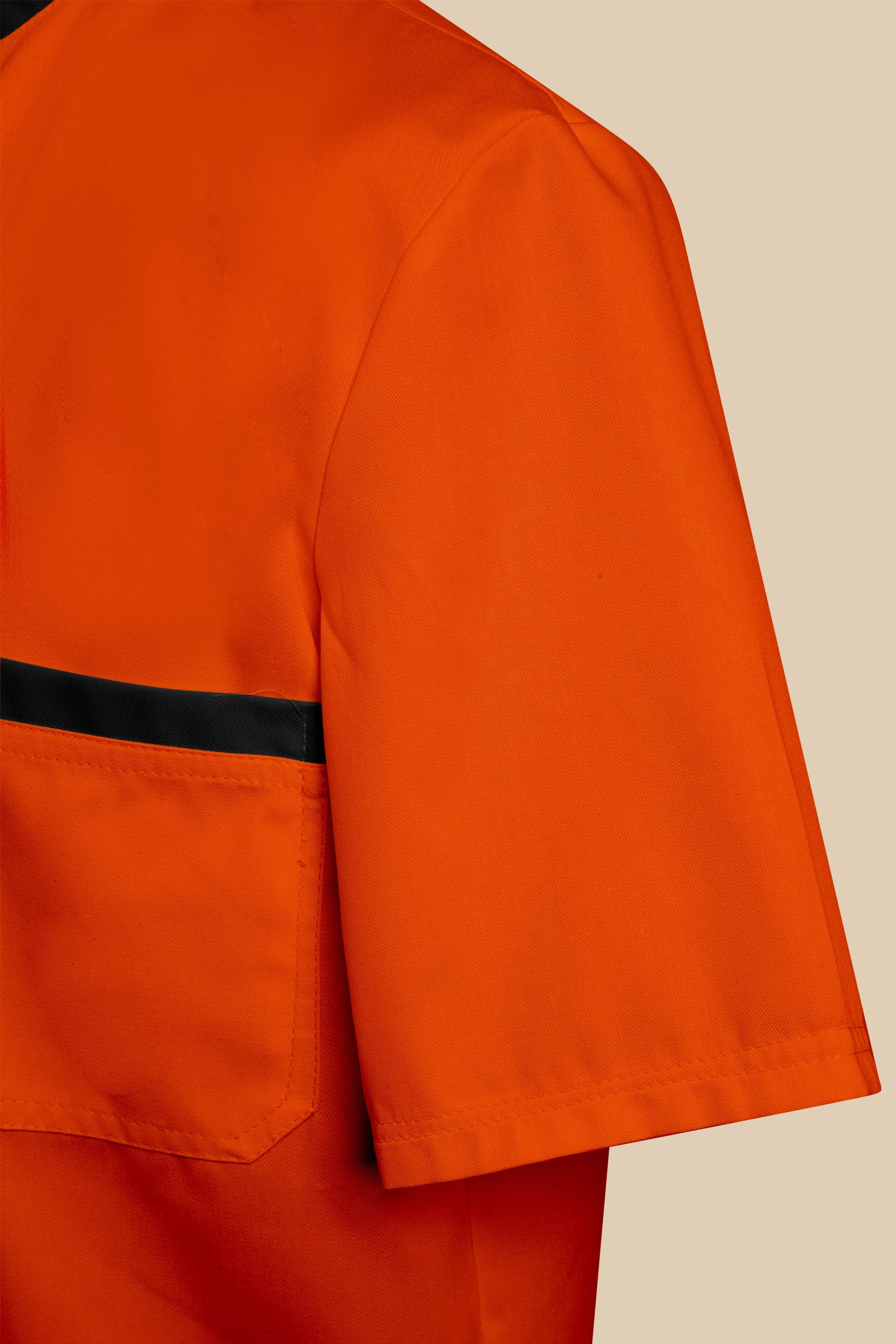 SRC Création Blouse Médicale Blouse médicale homme orange et noir - ONEGO