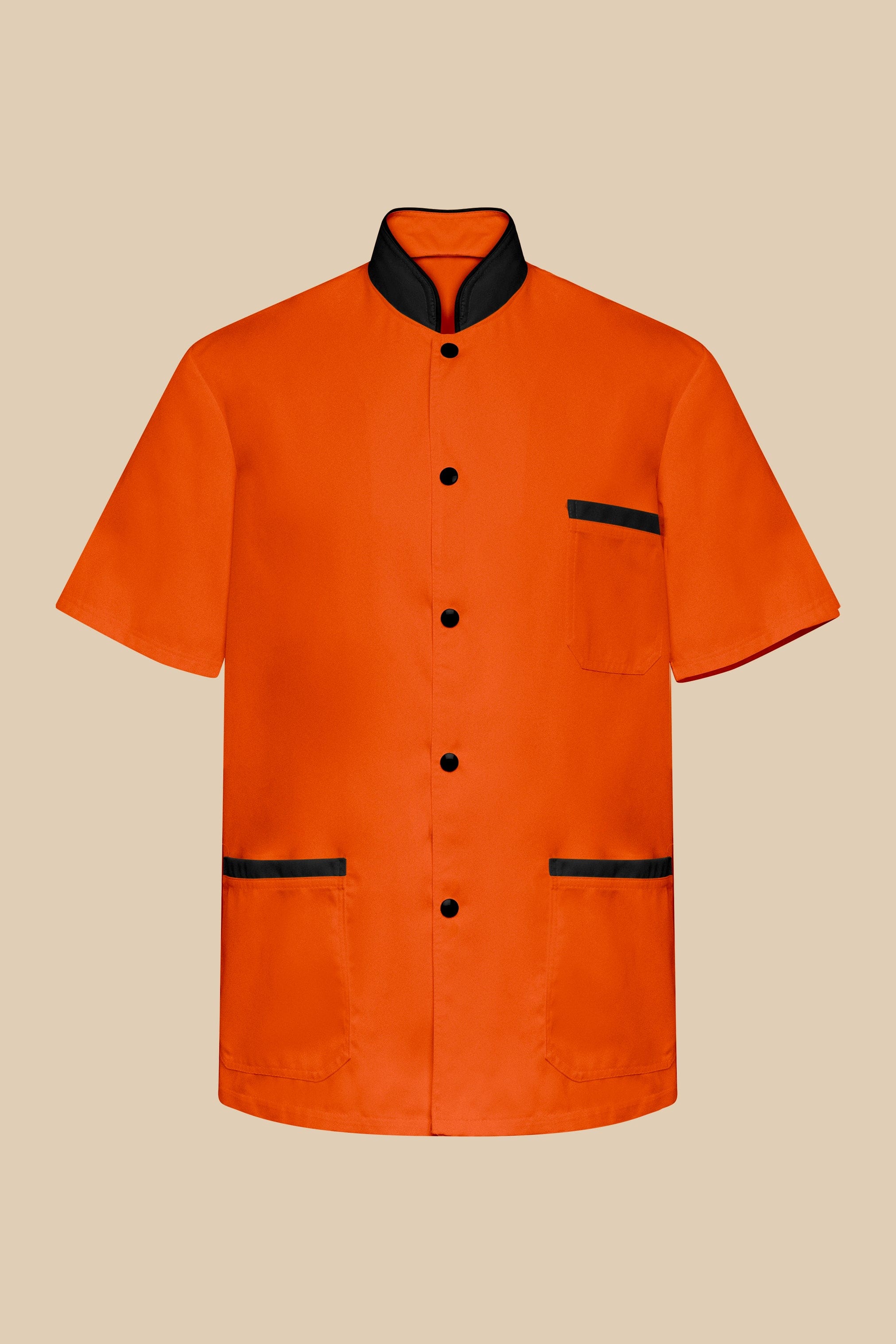 SRC Création Blouse Médicale Blouse médicale homme orange et noir - ONEGO