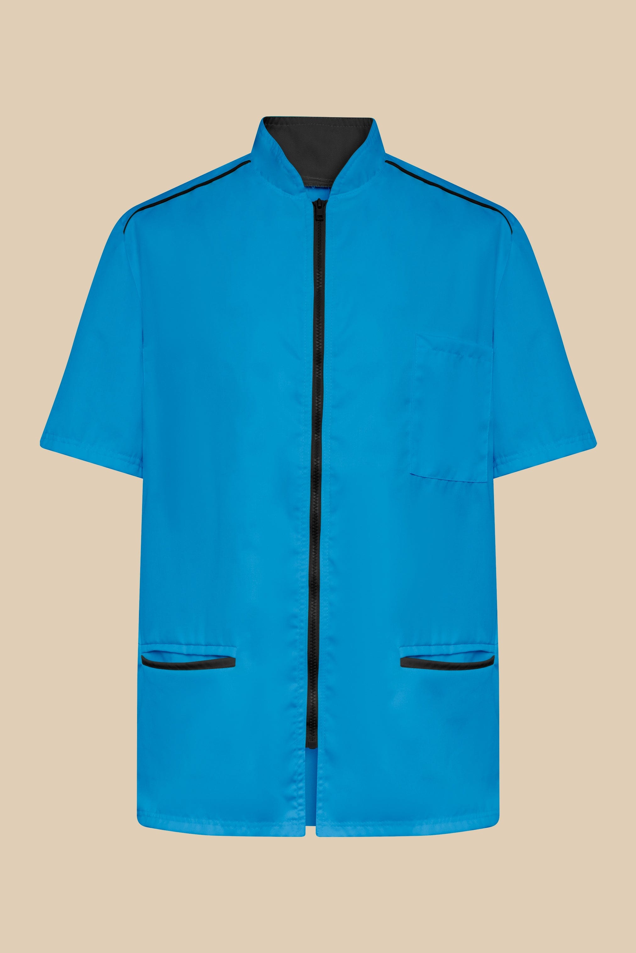 SRC Création Blouse Médicale Blouse médicale homme turquoise et noir - ALMO