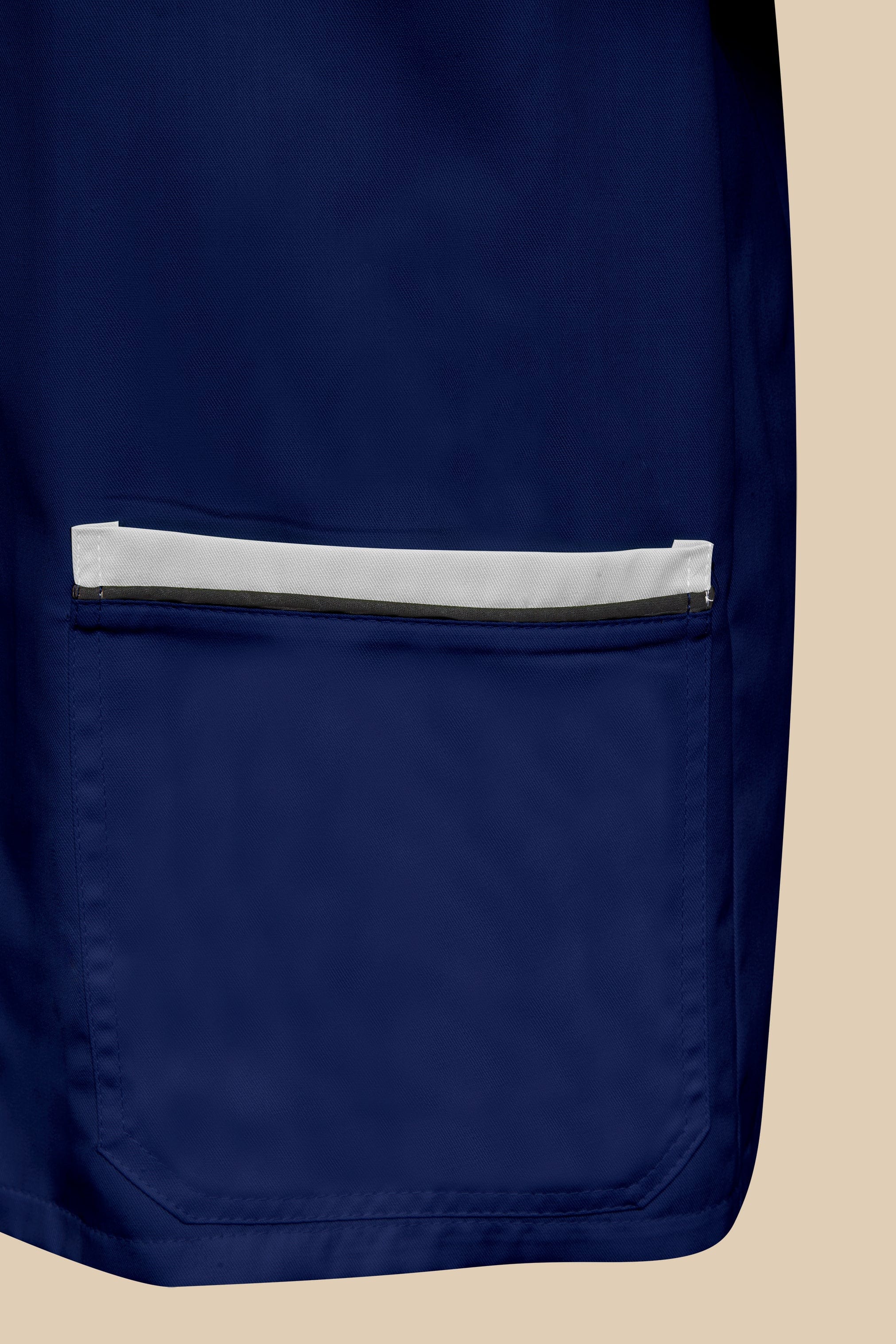 SRC Création Blouse Médicale Blouse médicale marine et blanc homme fermeture éclair - PRESPO