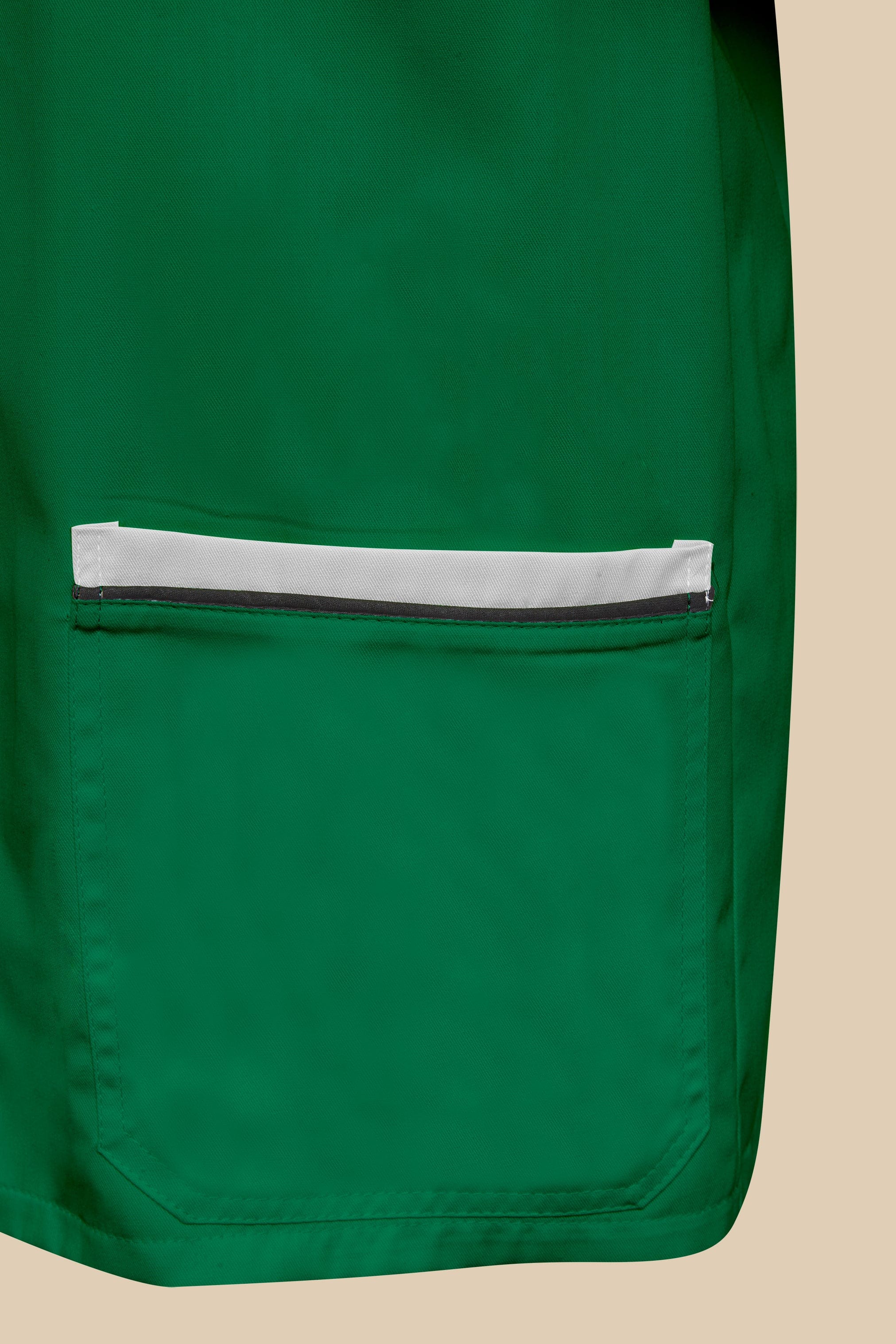 SRC Création Blouse Médicale Blouse médicale vert et blanc homme fermeture éclair - PRESPO