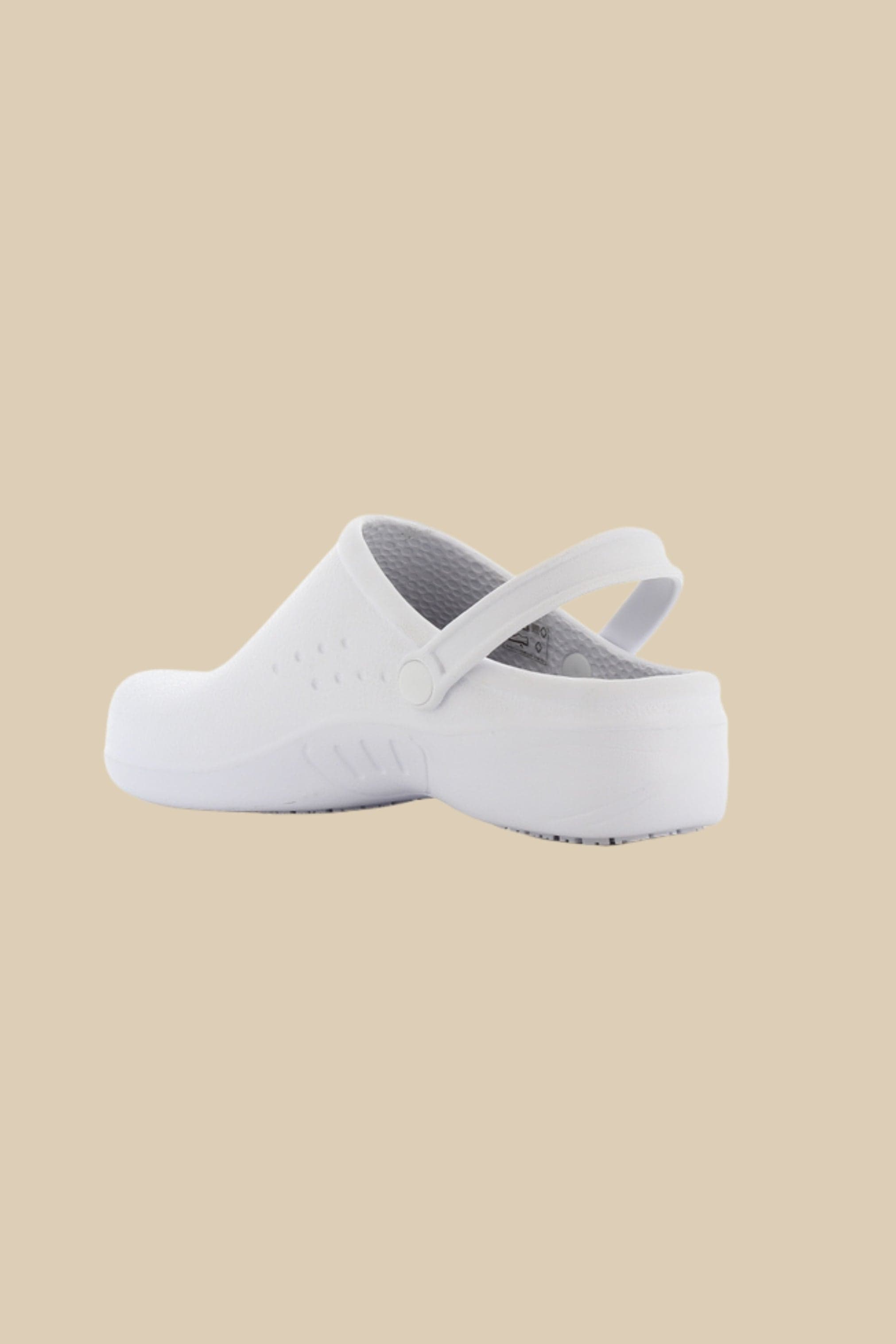 SRC Création chaussures Sabot médical caoutchouc blanc