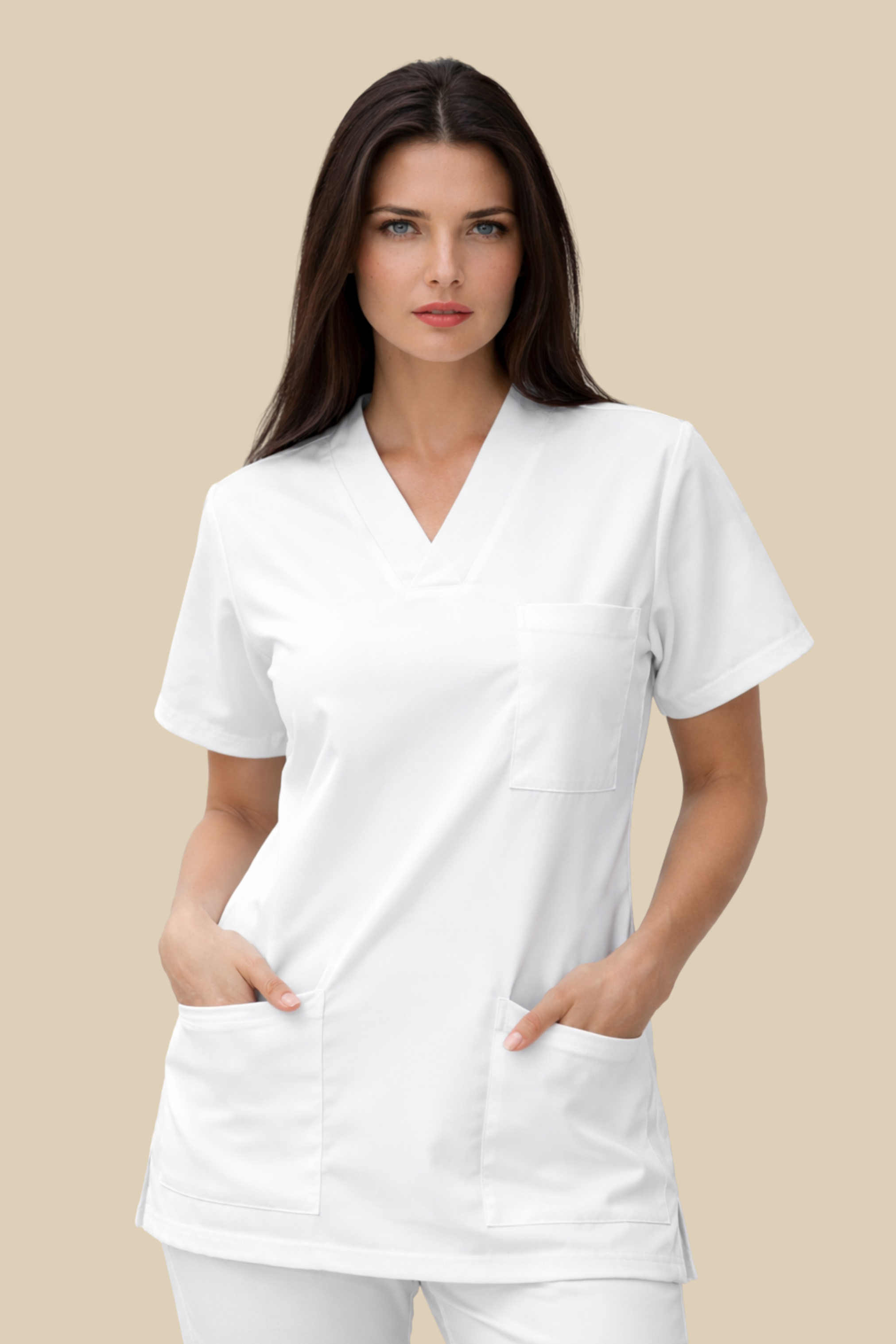 SRC Création Tunique médicale Ensemble Tunique médicale Femme Col V 7797F + Pantalon 1020