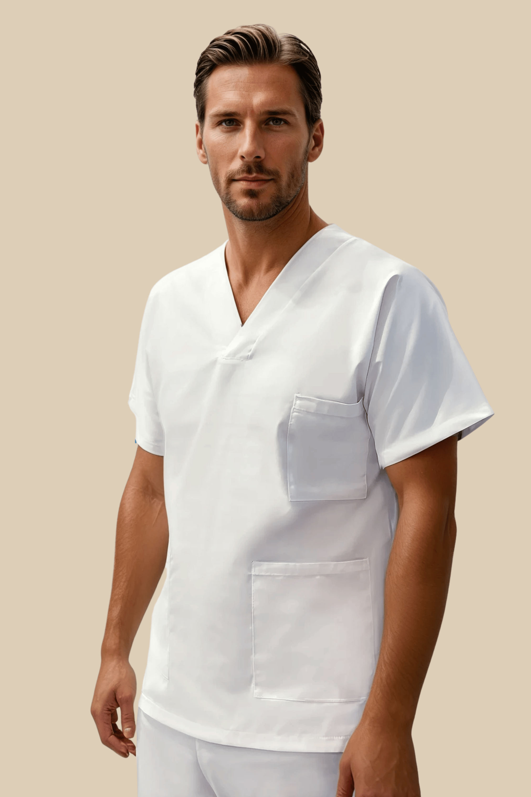 SRC Création Tunique médicale Pack de 3 tuniques médicales Col V 7797 + 3 Pantalons 1020