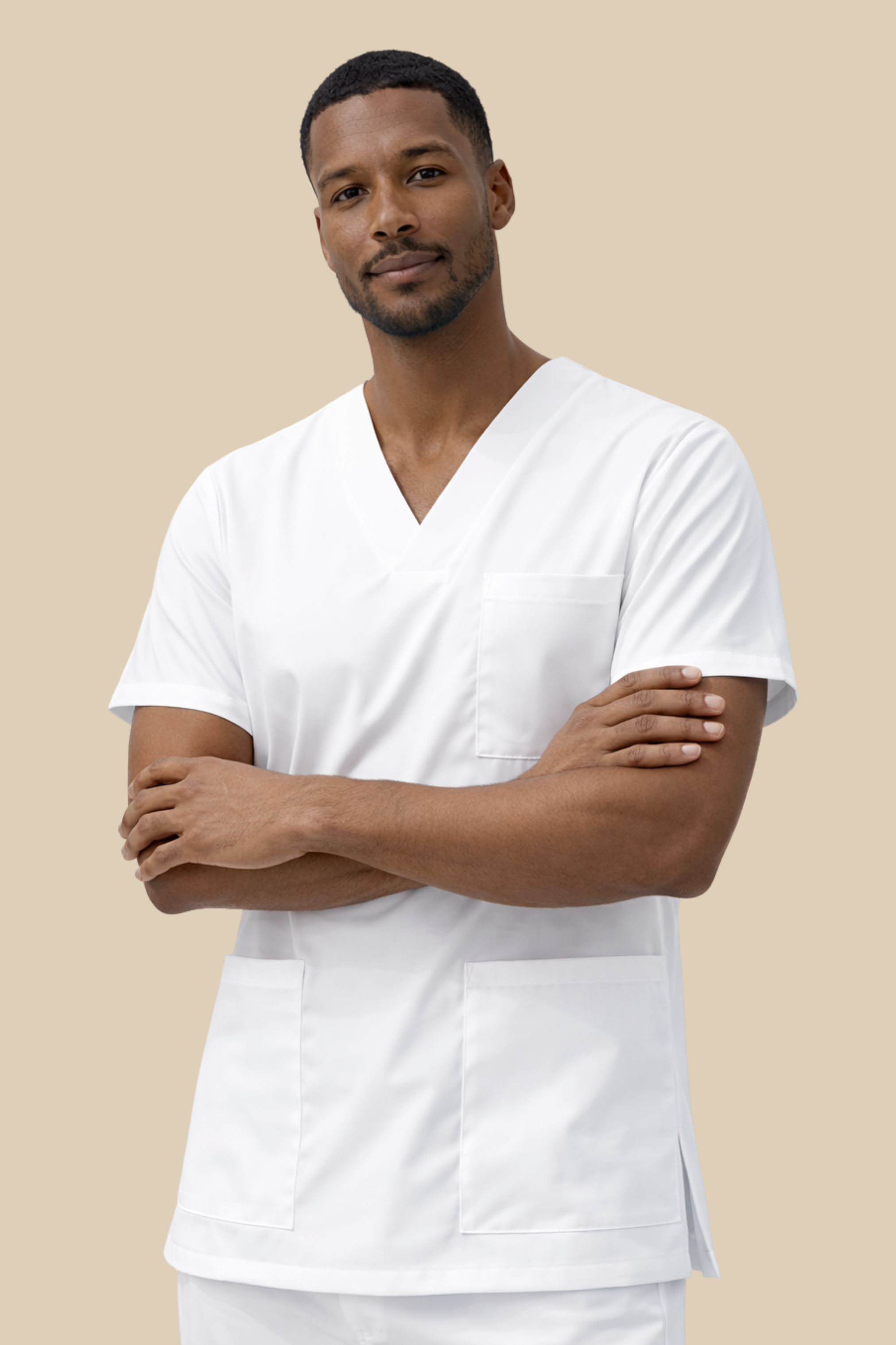 SRC Création Tunique médicale Pack de 5 tuniques médicales blanches à col V - 7797