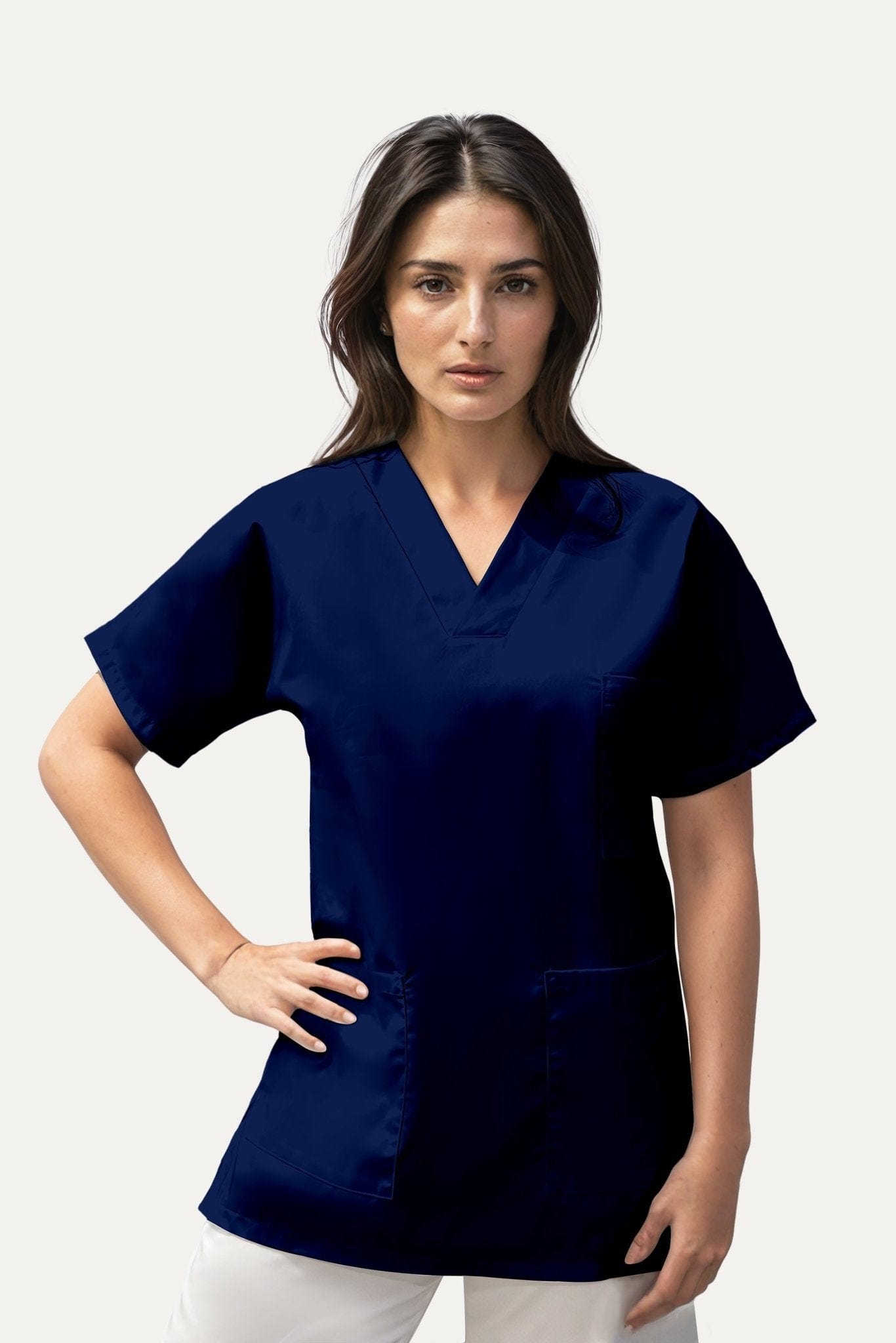 SRC Tunique médicale Tunique médicale col V femme bleu marine - 7797