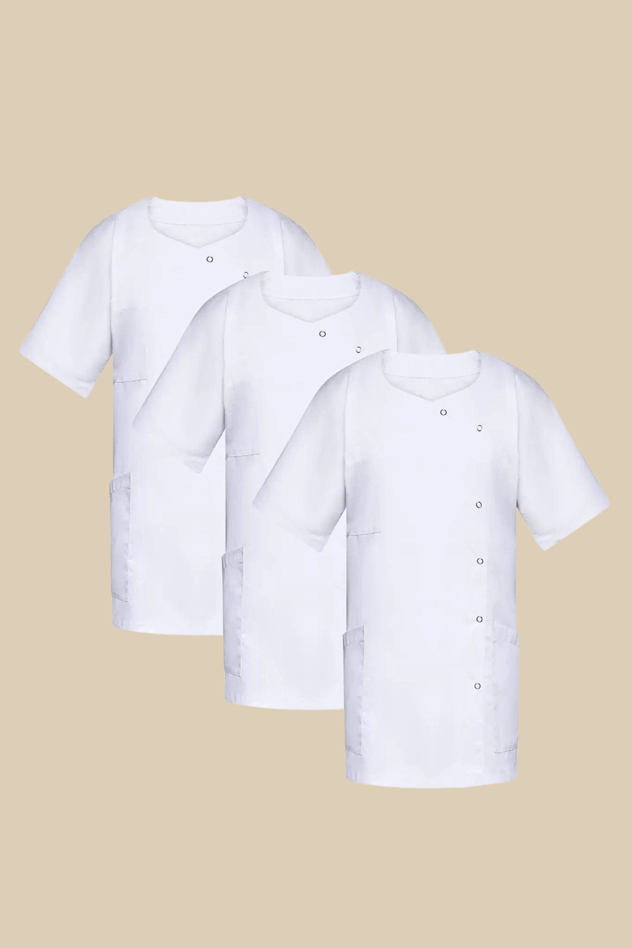 SRC Création Tunique médicale Tunique médicale femme blanche 1666 / Pack de 3