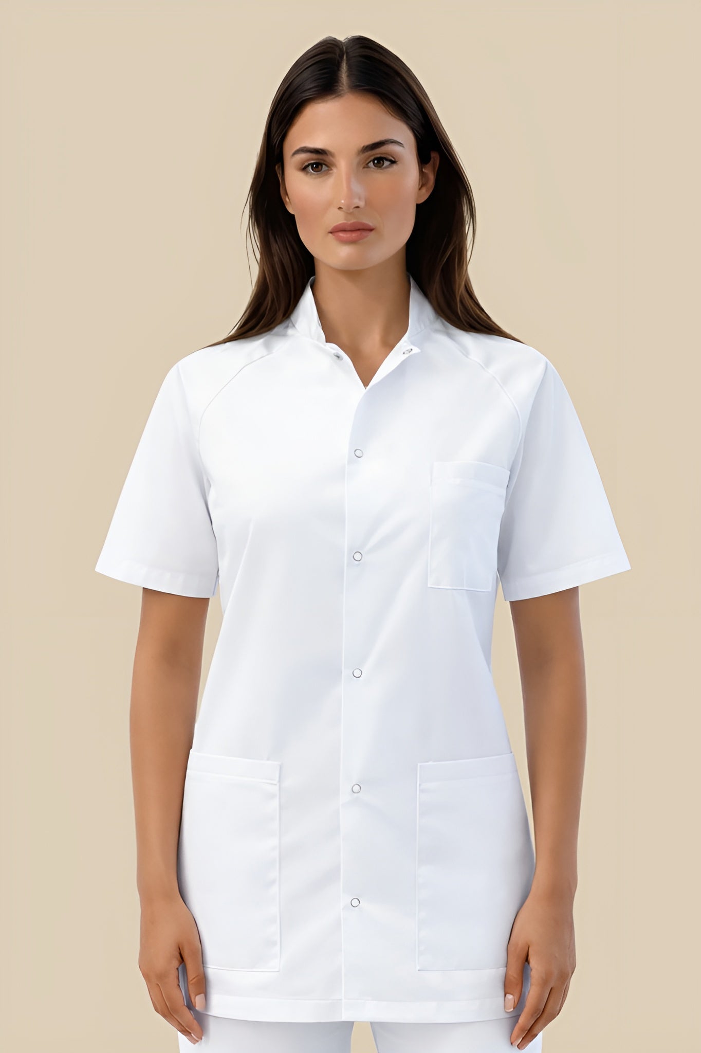 SRC Création Tunique médicale Tunique médicale femme blanche - 4642F