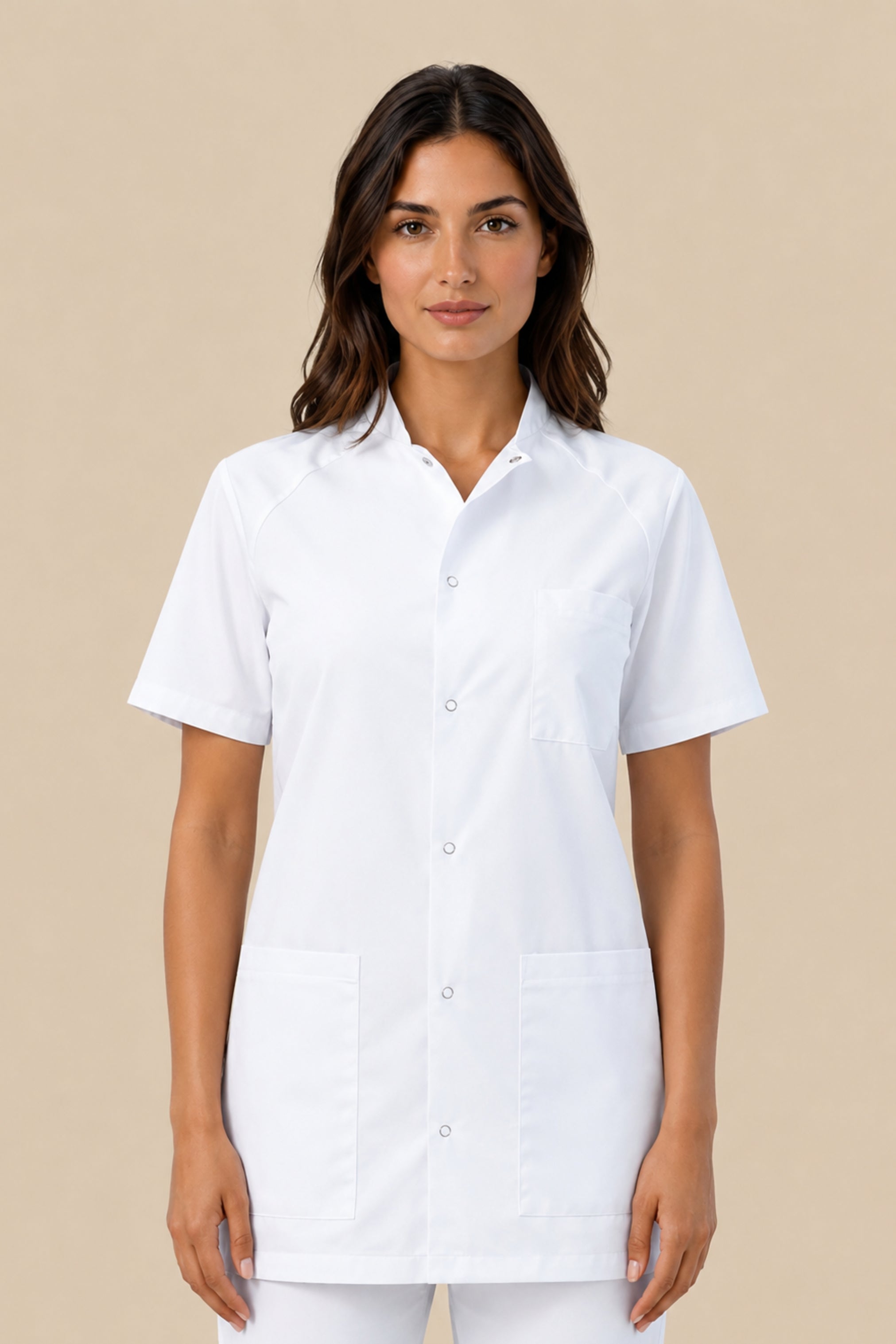 SRC Création Tunique médicale Tunique médicale femme blanche - 4642F