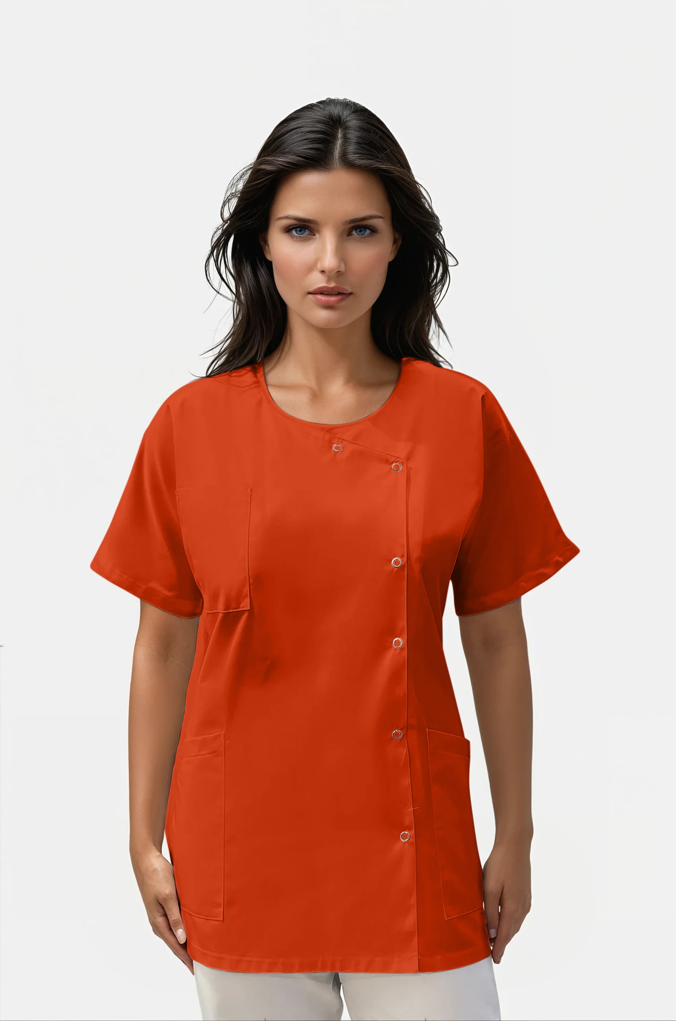 Tunique médicale femme orange - 1666