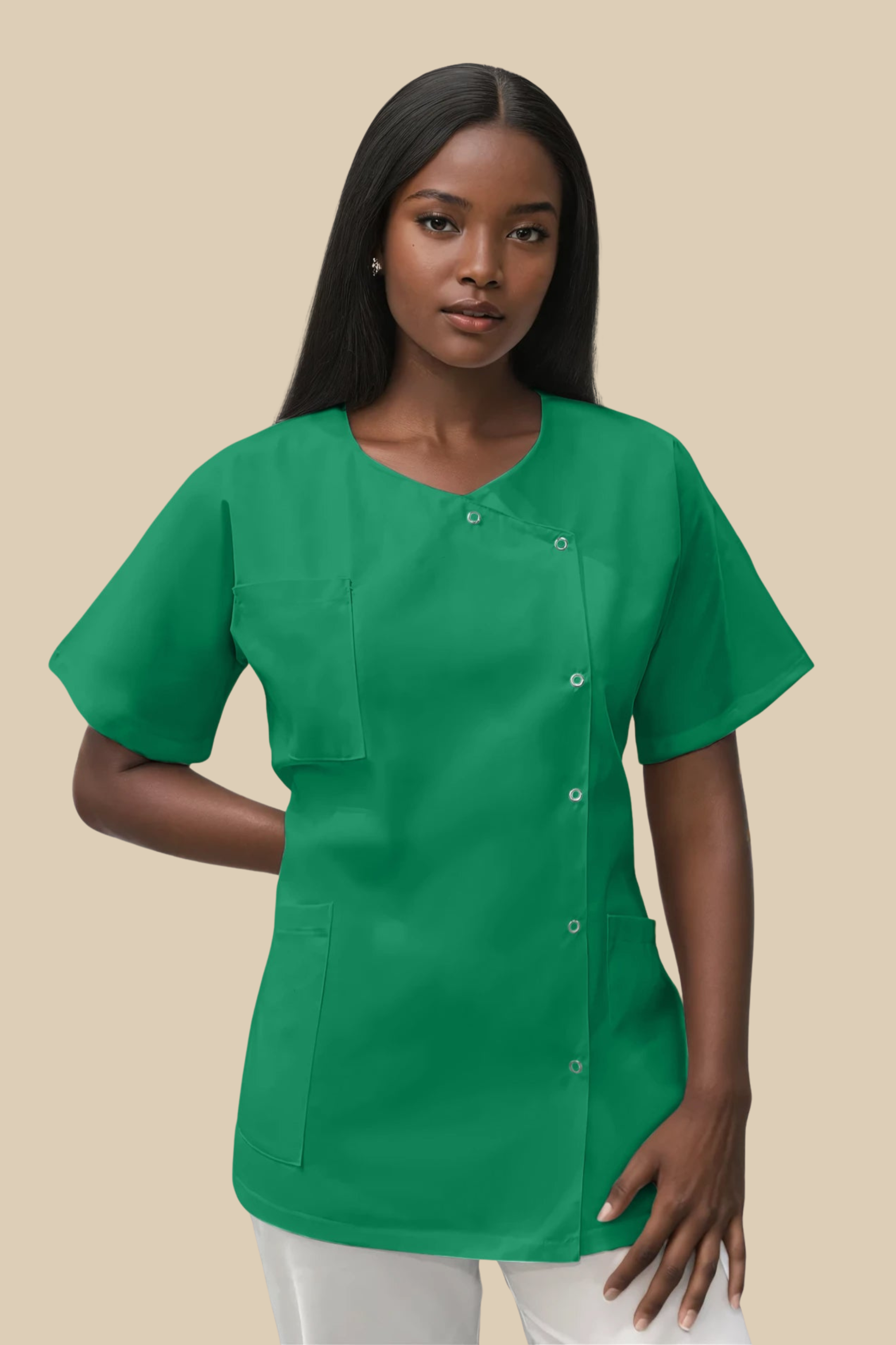 Tunique médicale femme verte - 1666