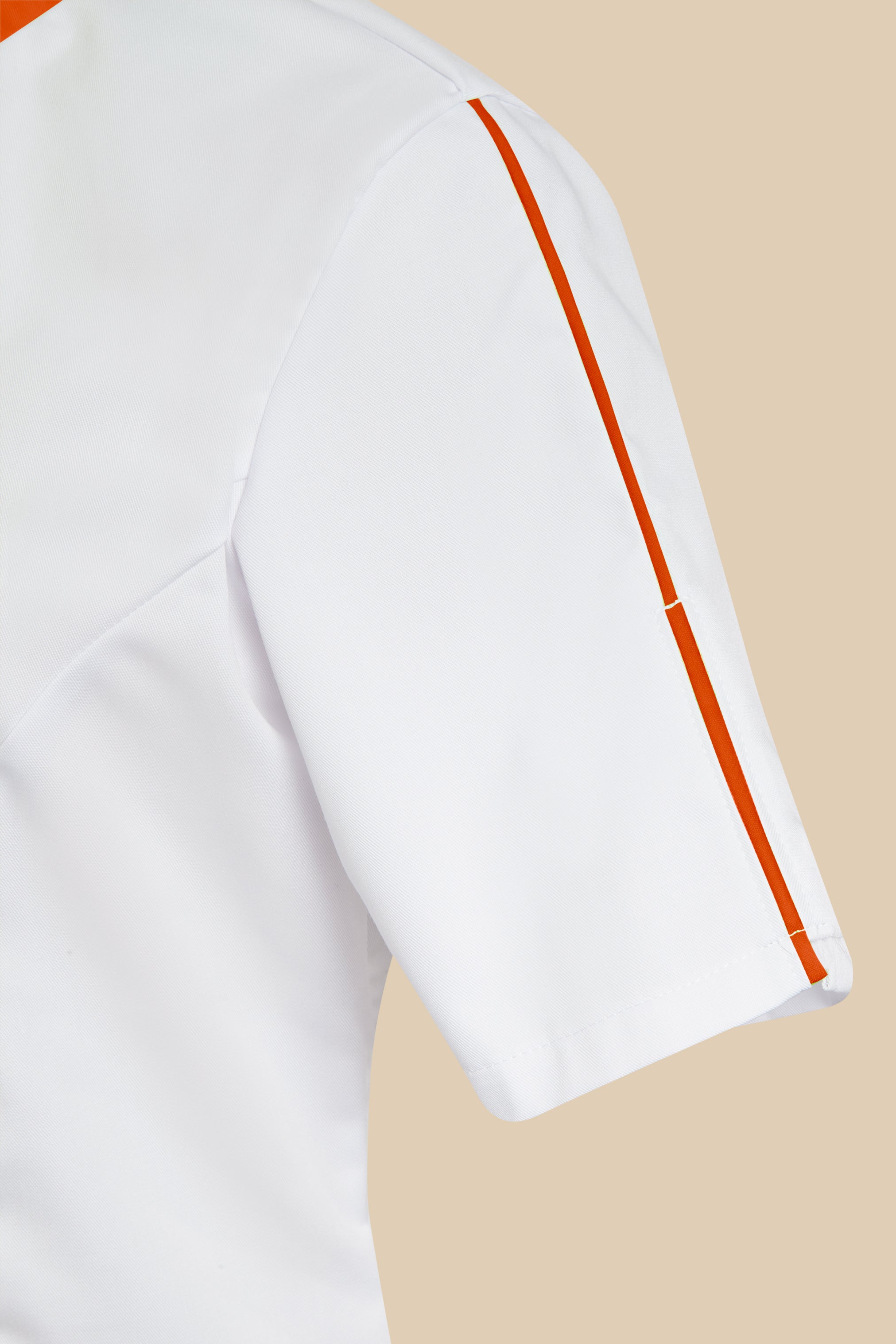 Blouse médicale femme blanc et orange - SILA