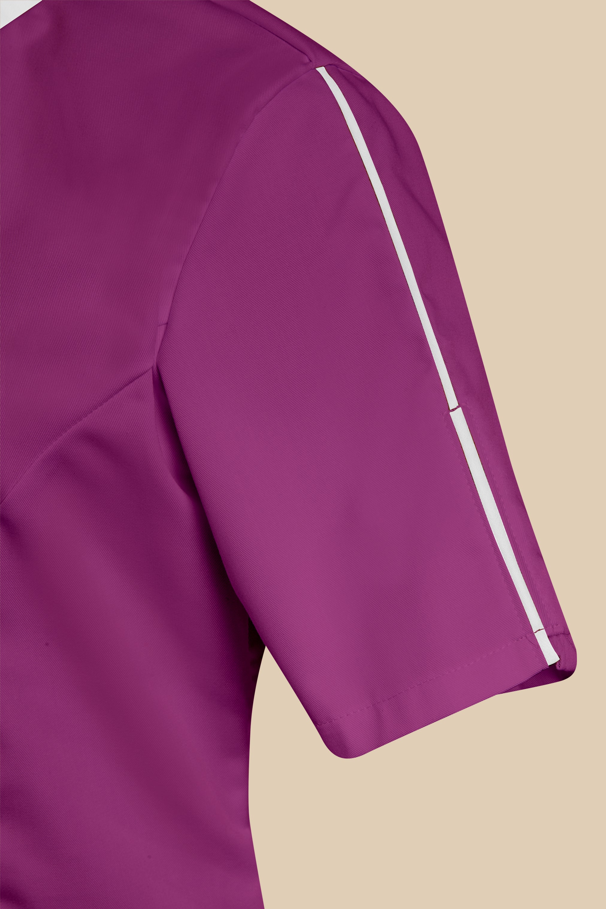 Blouse médicale femme prune et blanc - SILA