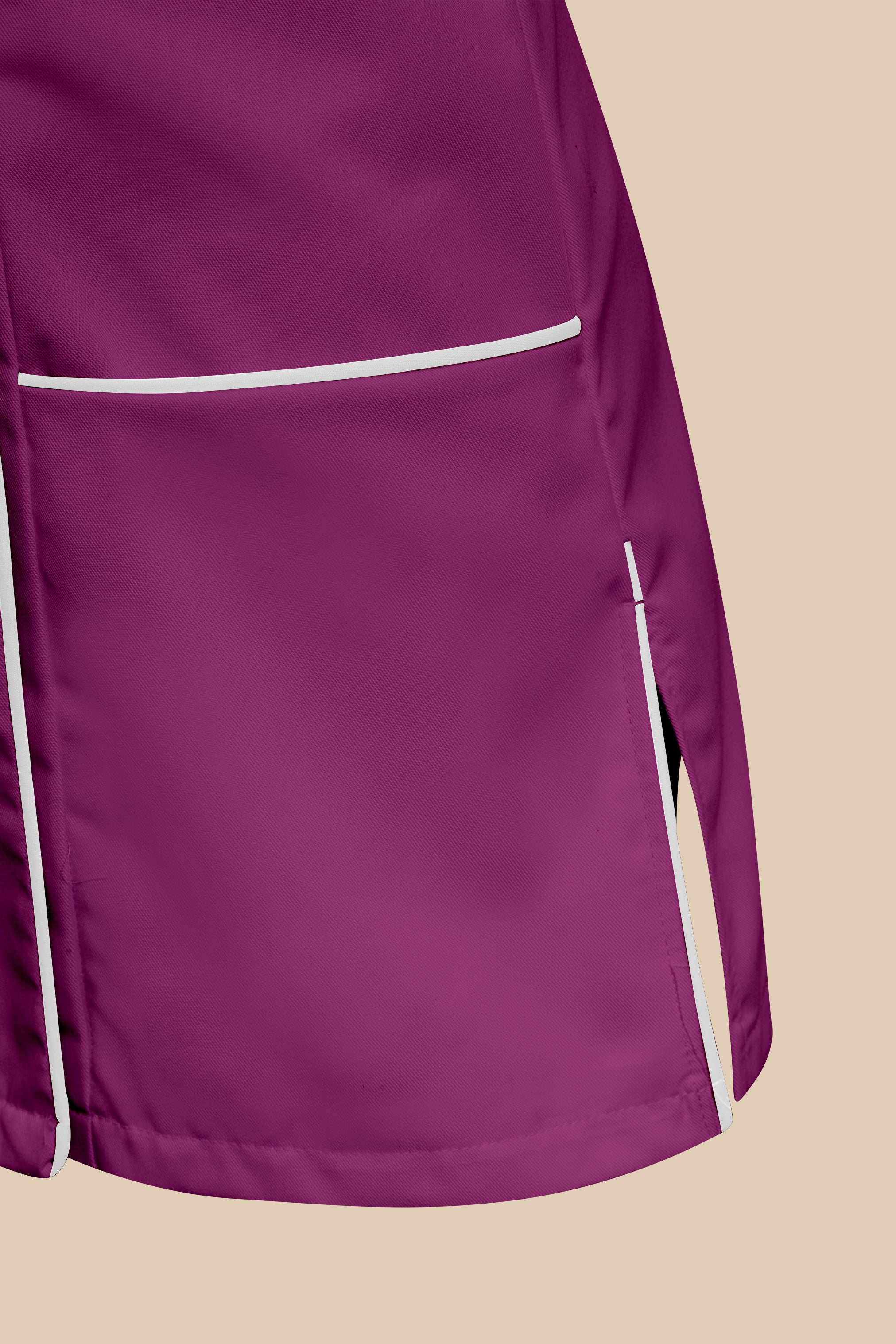 Blouse médicale femme prune et blanc - SILA