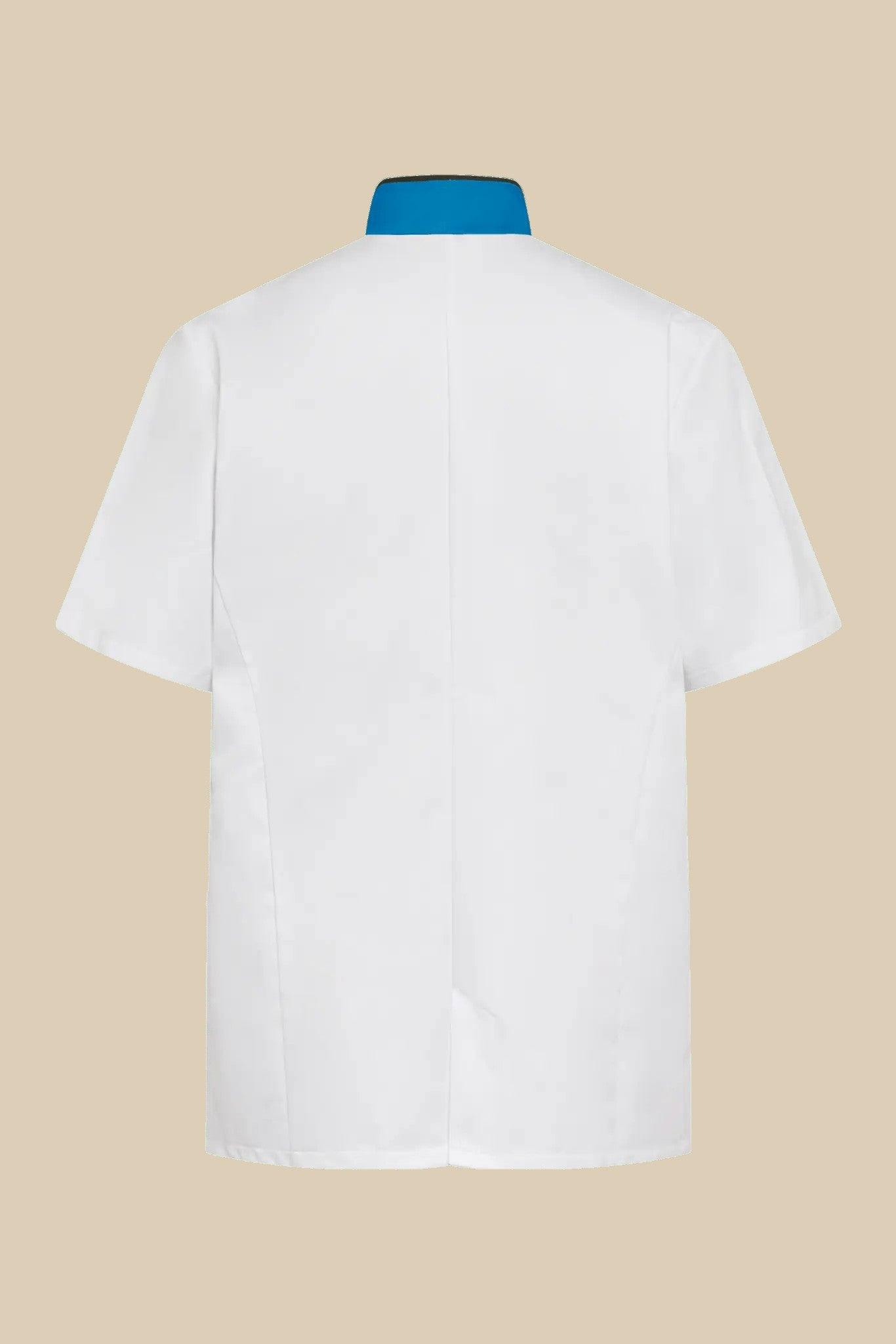 SRC Création Blouse Médicale Blouse médicale blanc et turquoise homme fermeture éclair - PRESPO