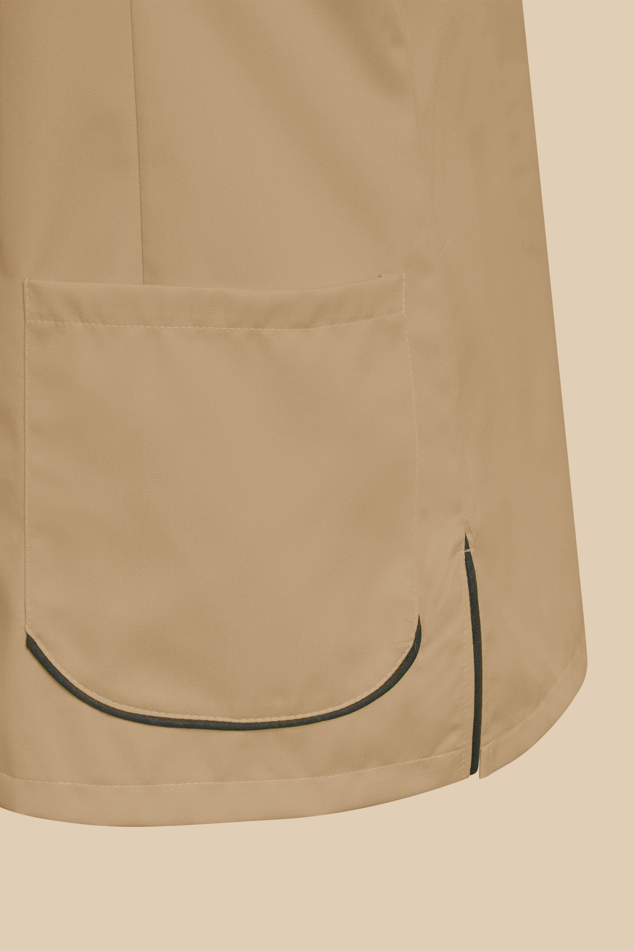 SRC Création Blouse Médicale Blouse médicale femme biscuit et noir - SAANA