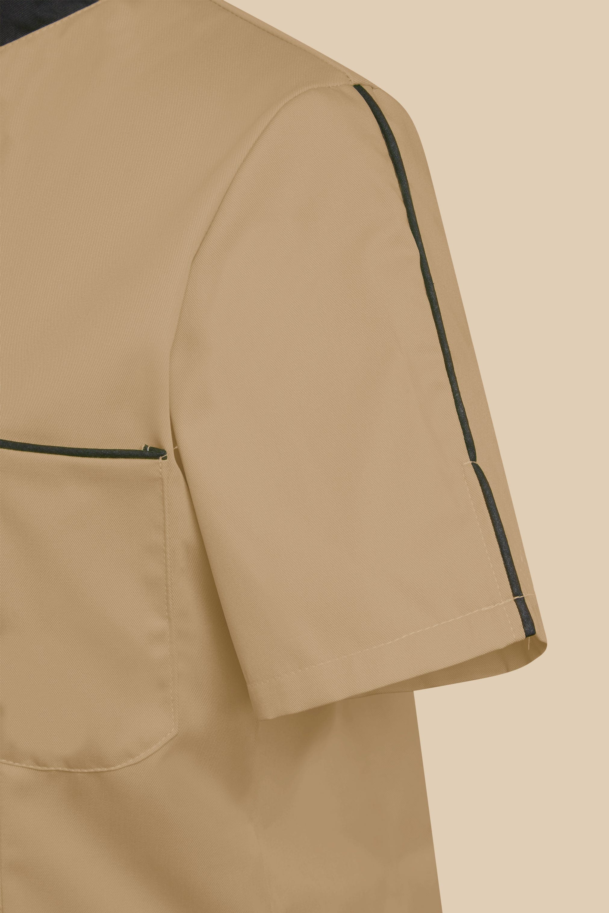 SRC Création Blouse Médicale Blouse médicale femme biscuit et noir - SAANA