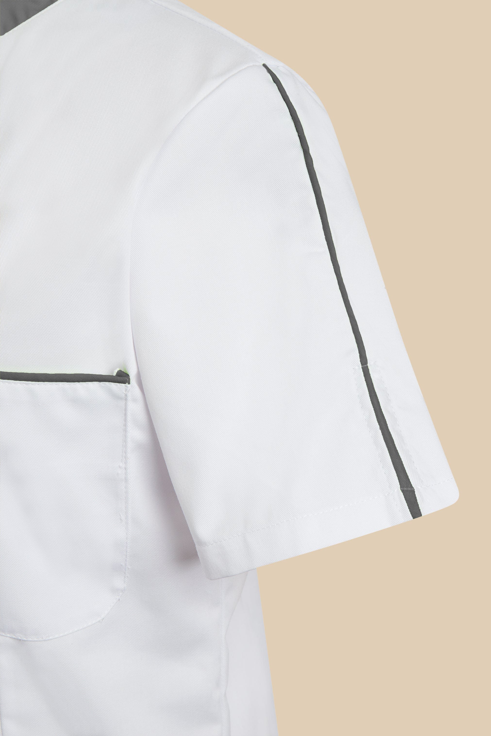 SRC Création Blouse Médicale Blouse médicale femme blanc et gris - SAANA