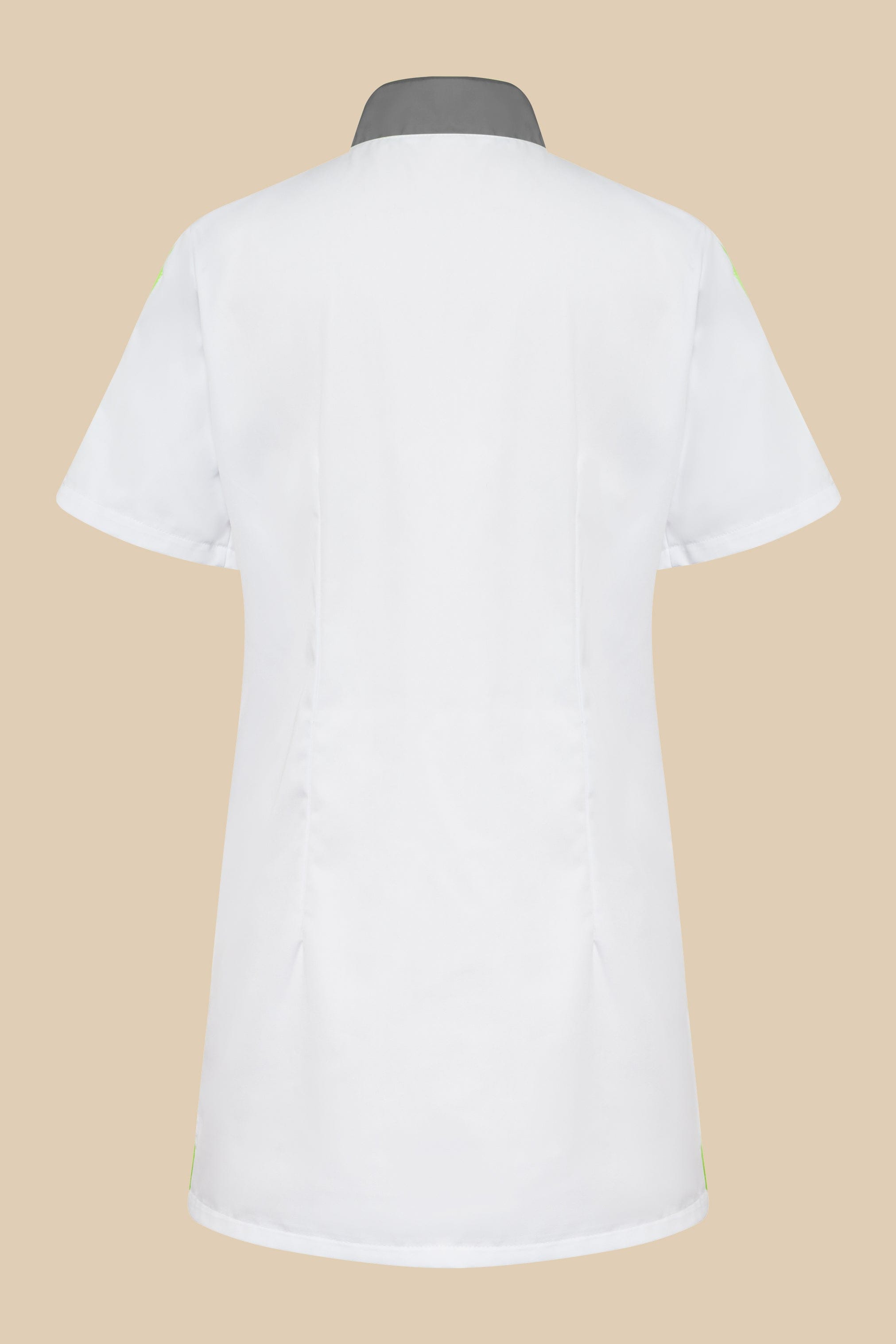 SRC Création Blouse Médicale Blouse médicale femme blanc et gris - SAANA