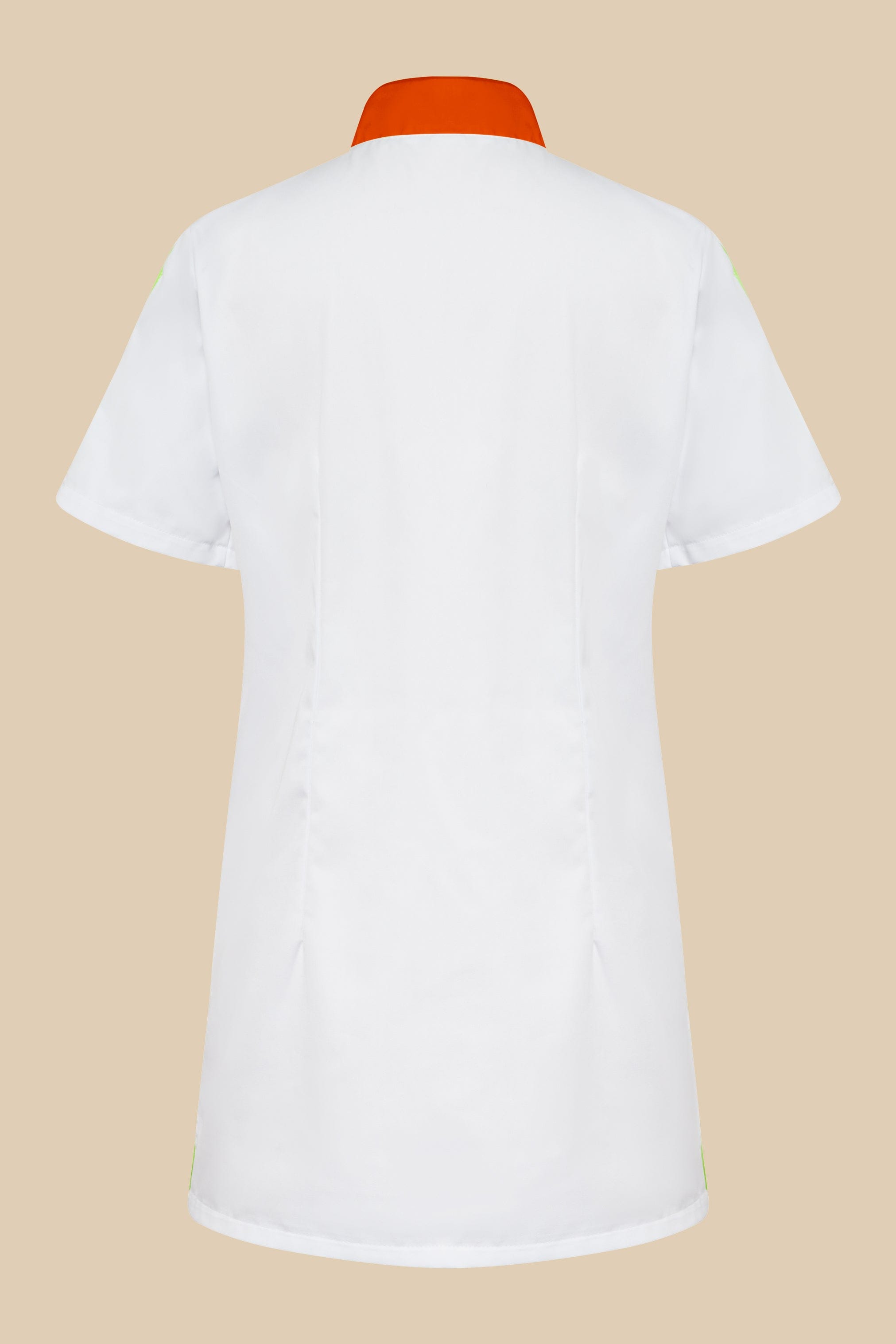 SRC Création Blouse Médicale Blouse médicale femme blanc et orange - SAANA