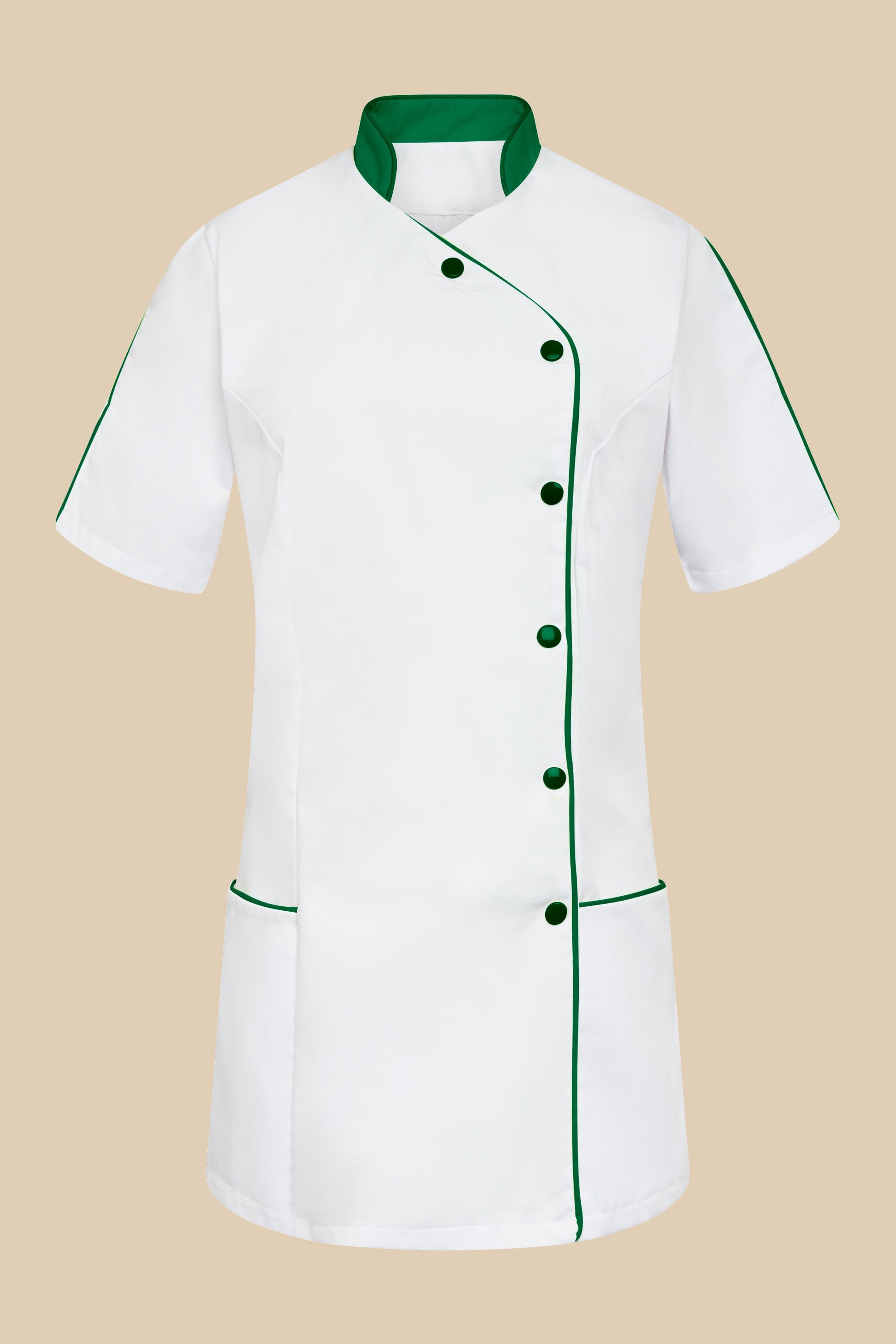SRC Création Blouse Médicale Blouse médicale femme blanc et vert - SILA