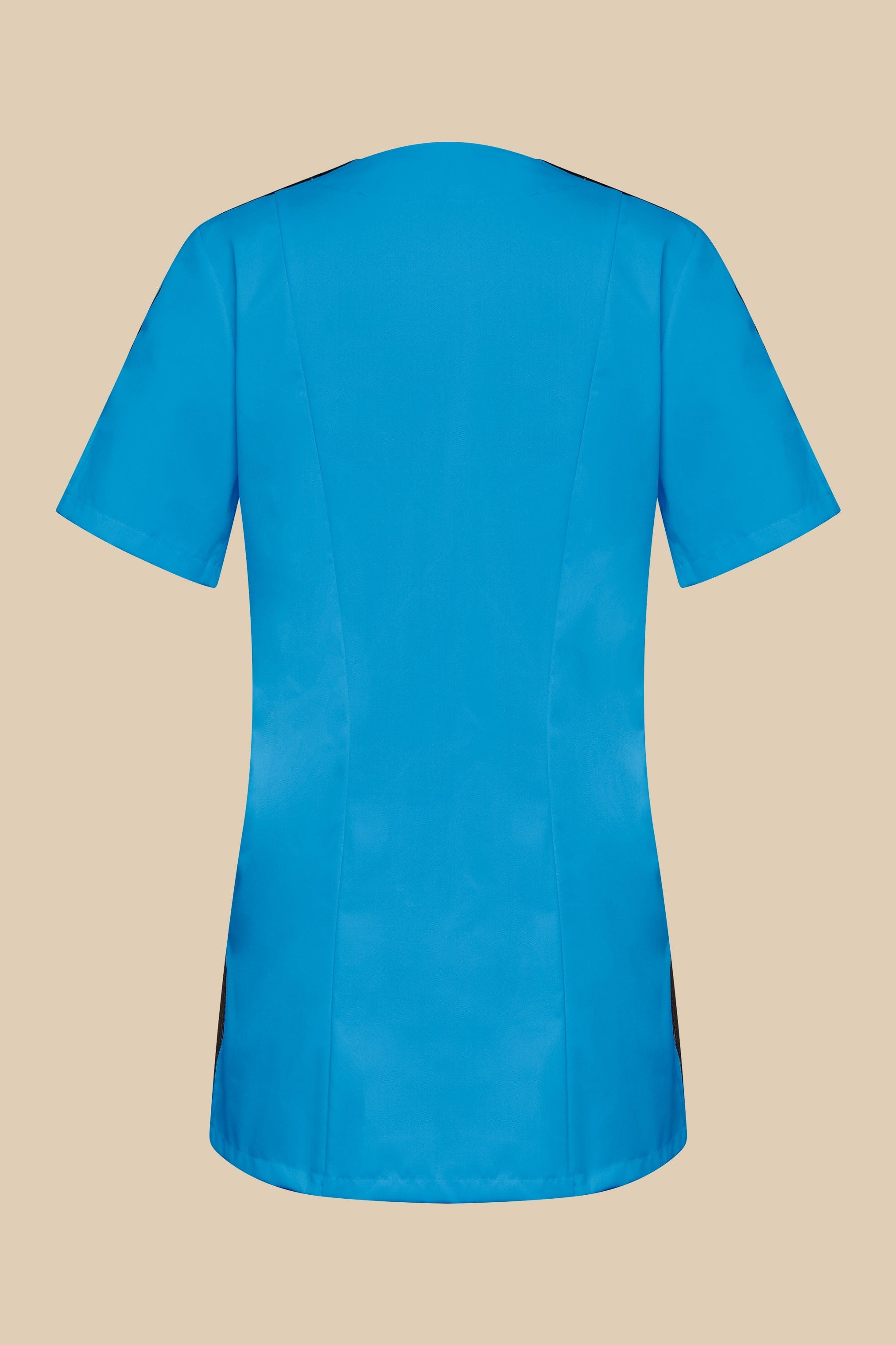 SRC Création Blouse Médicale Blouse médicale femme cintrée Turquoise/Noir/Blanc - LOKKA