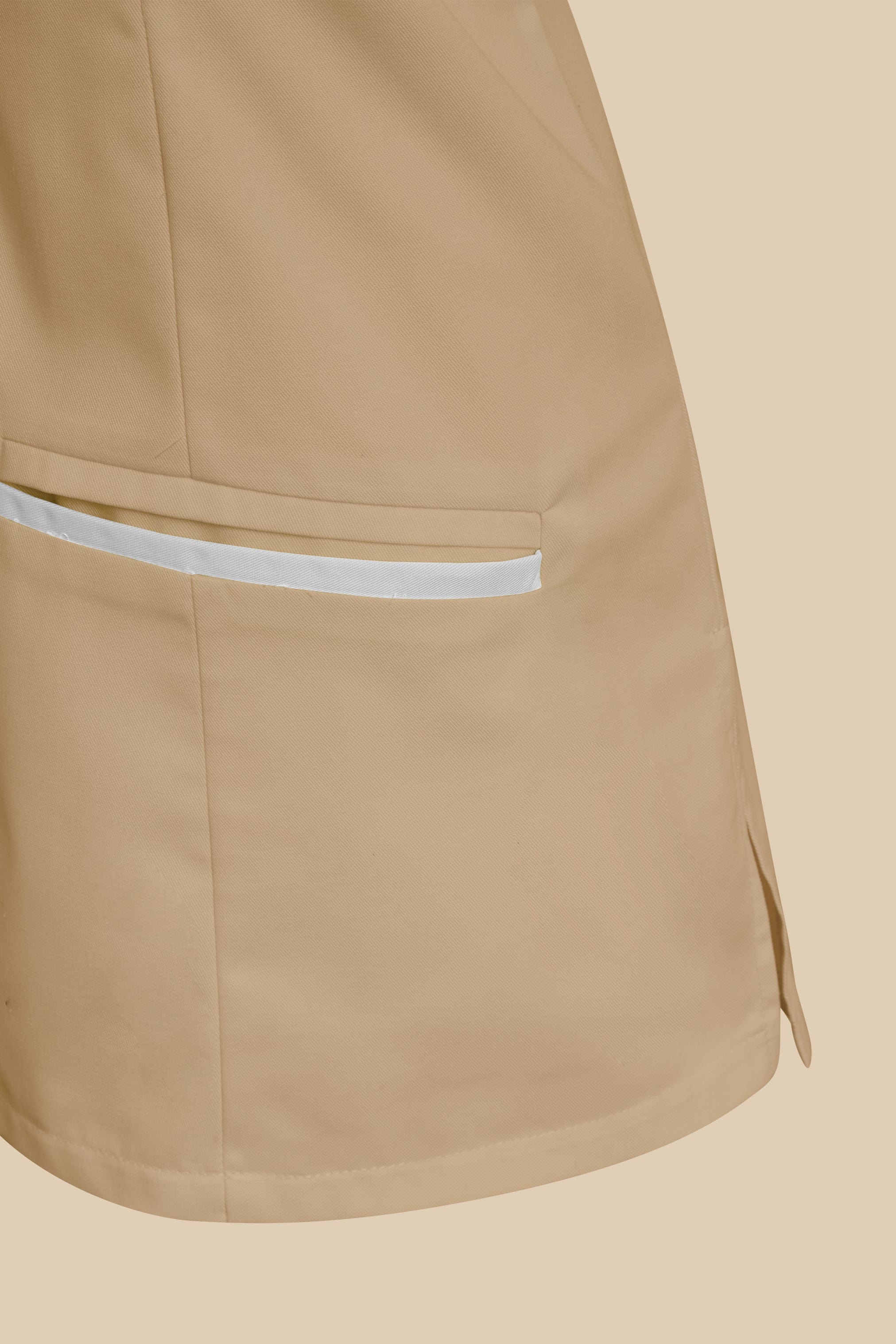 SRC Création Blouse Médicale Blouse médicale femme col V biscuit et blanc - KOSA