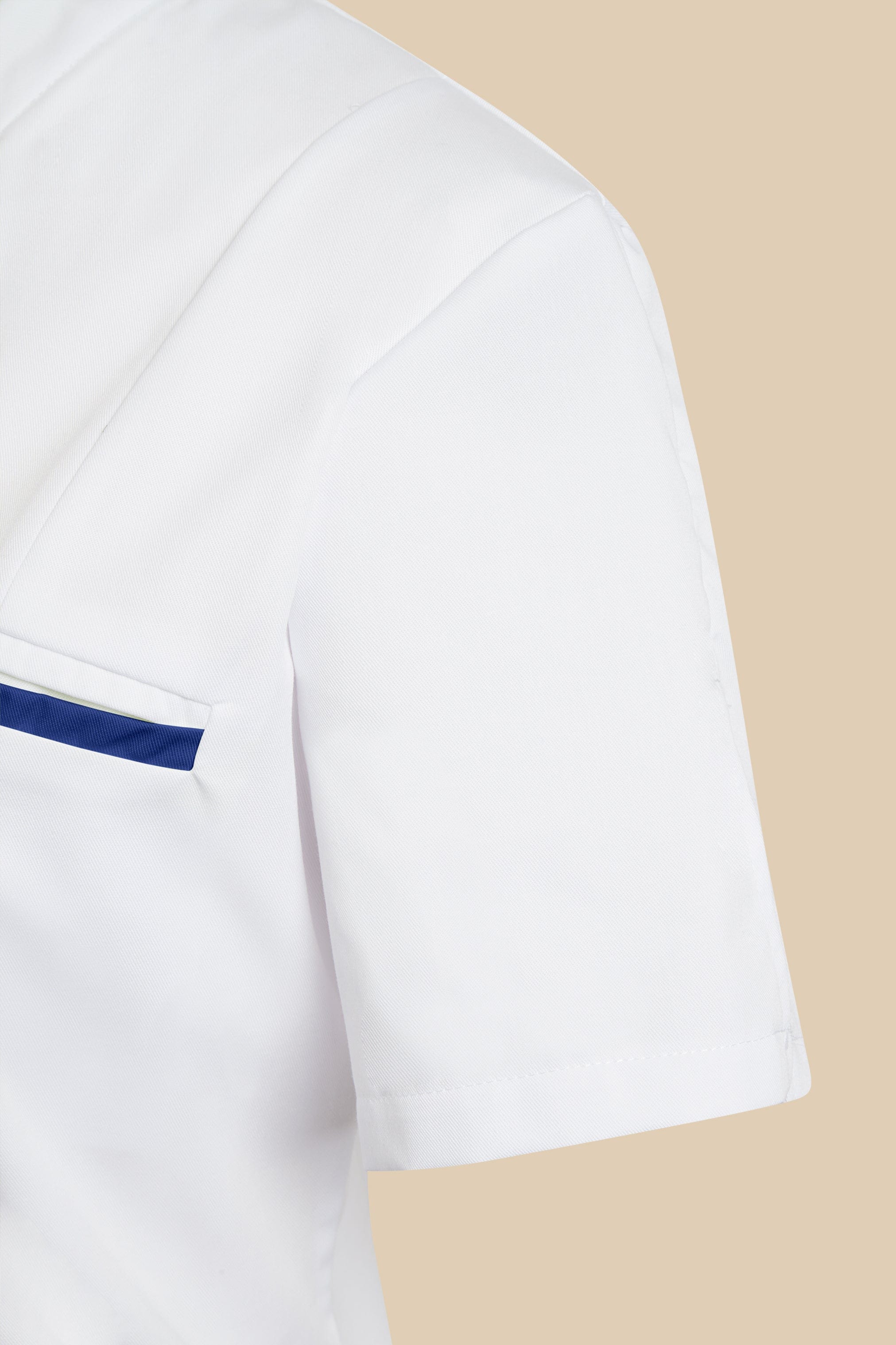 SRC Création Blouse Médicale Blouse médicale femme col V blanc et marine - KOSA