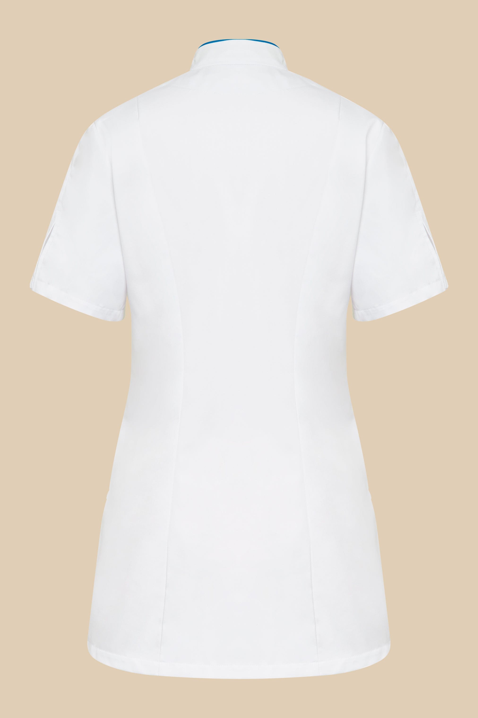 SRC Création Blouse Médicale Blouse médicale femme col V blanc et turquoise - KOSA