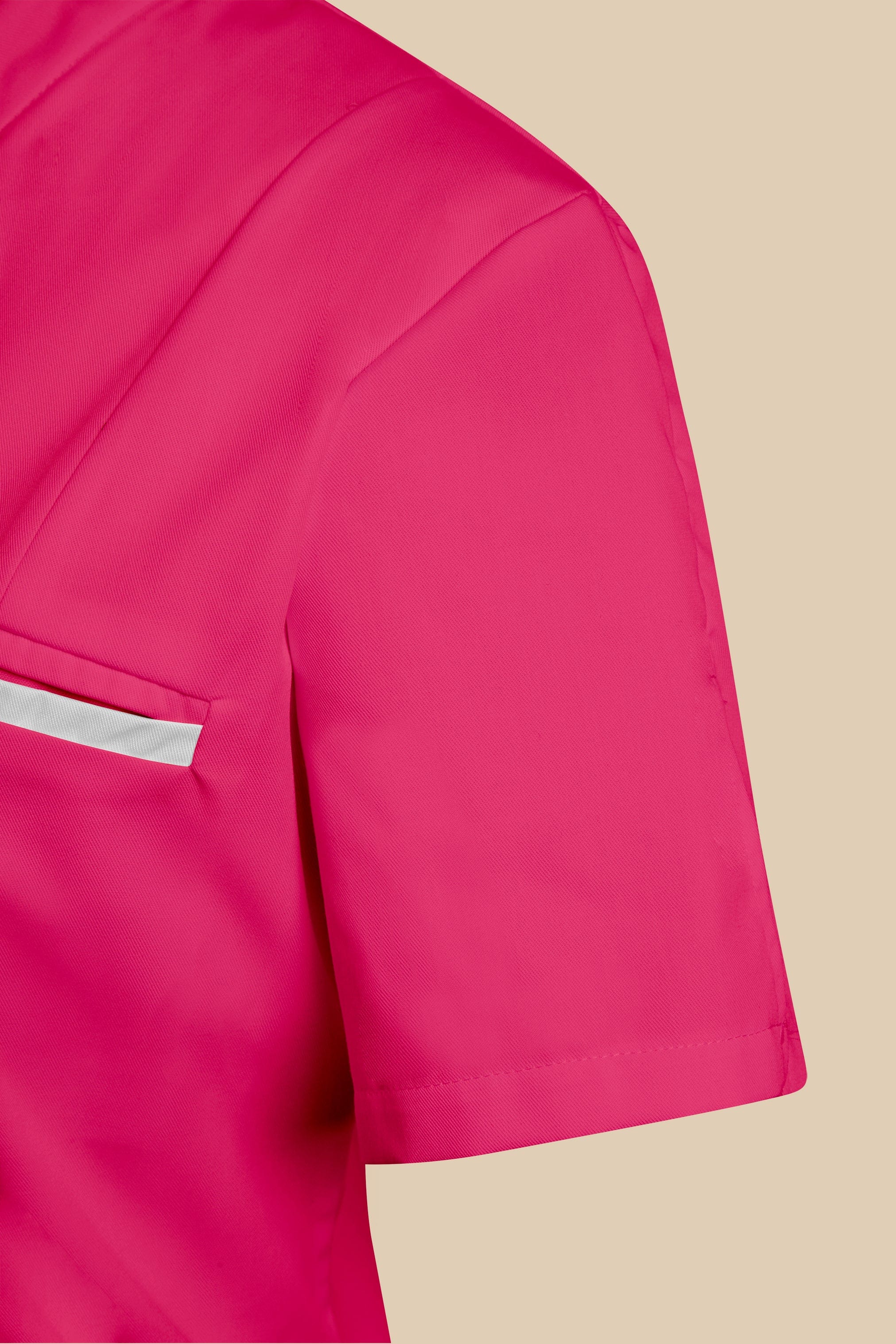 SRC Création Blouse Médicale Blouse médicale femme col V fuchsia et blanc - KOSA