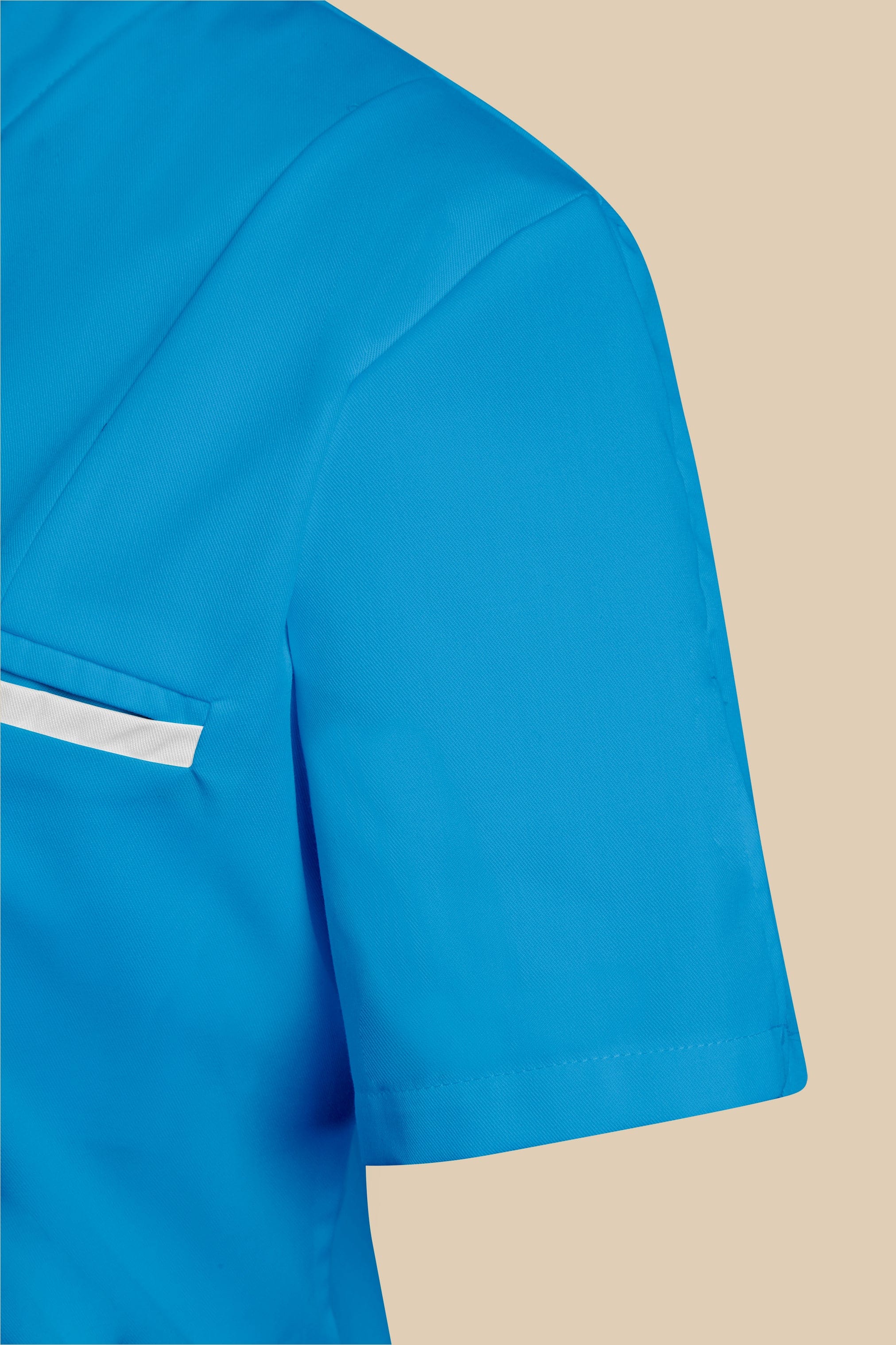 SRC Création Blouse Médicale Blouse médicale femme col V turquoise et blanc - KOSA
