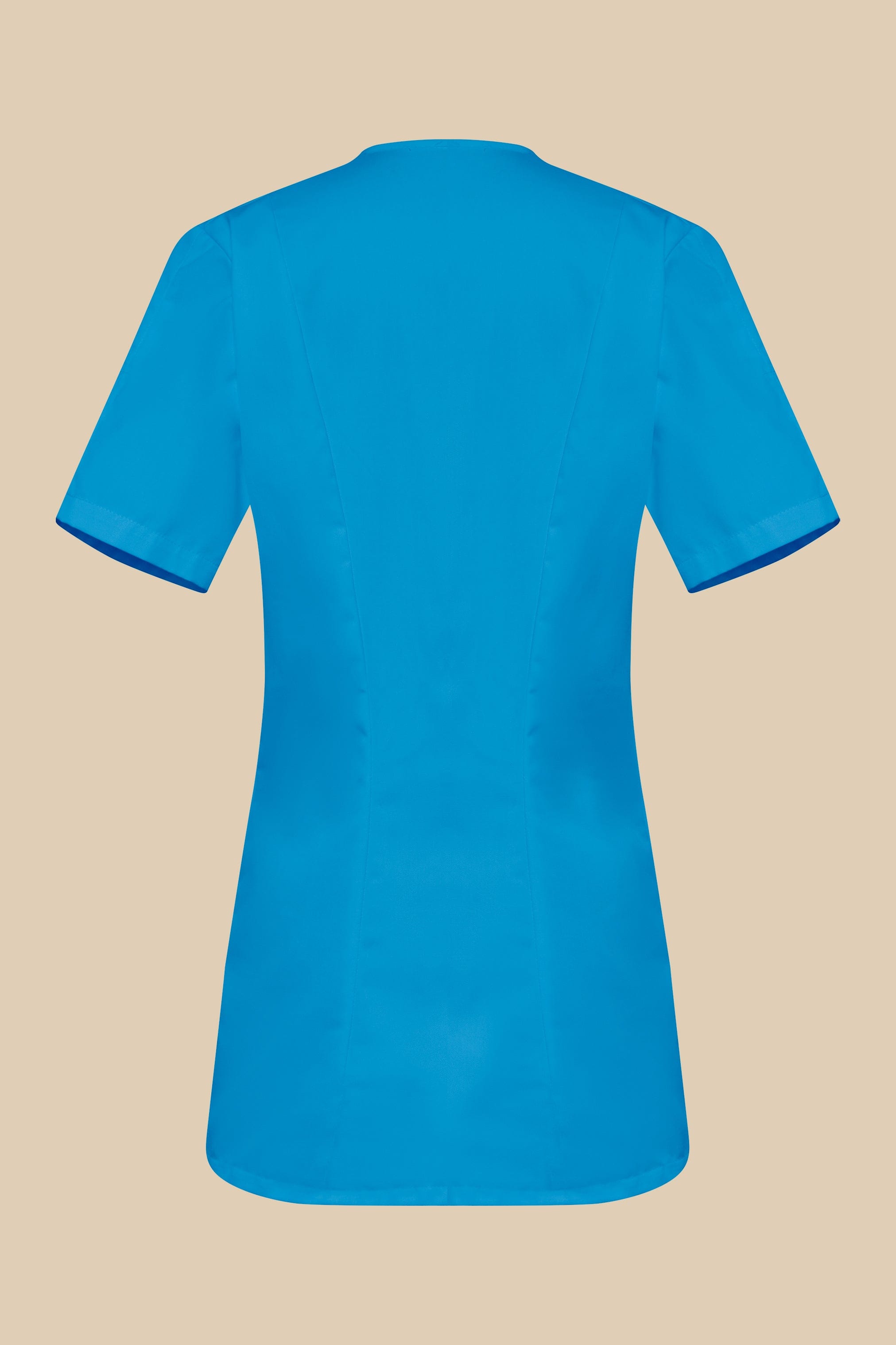 SRC Création Blouse Médicale Blouse médicale femme fermeture éclair turquoise et blanc - ISKA